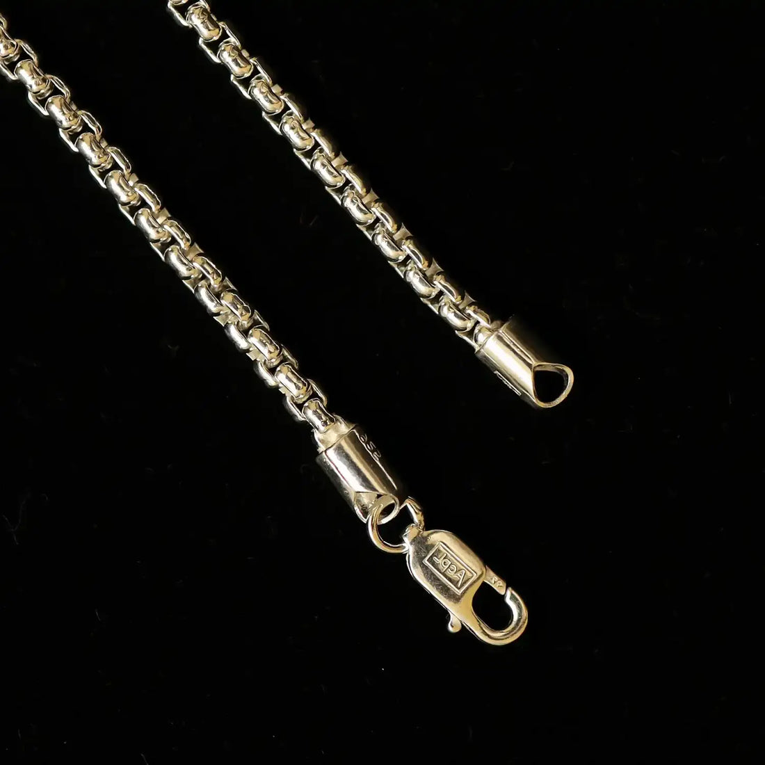 Sterling Silver Rolo Chain for Men- Made With Pure 925 Silver