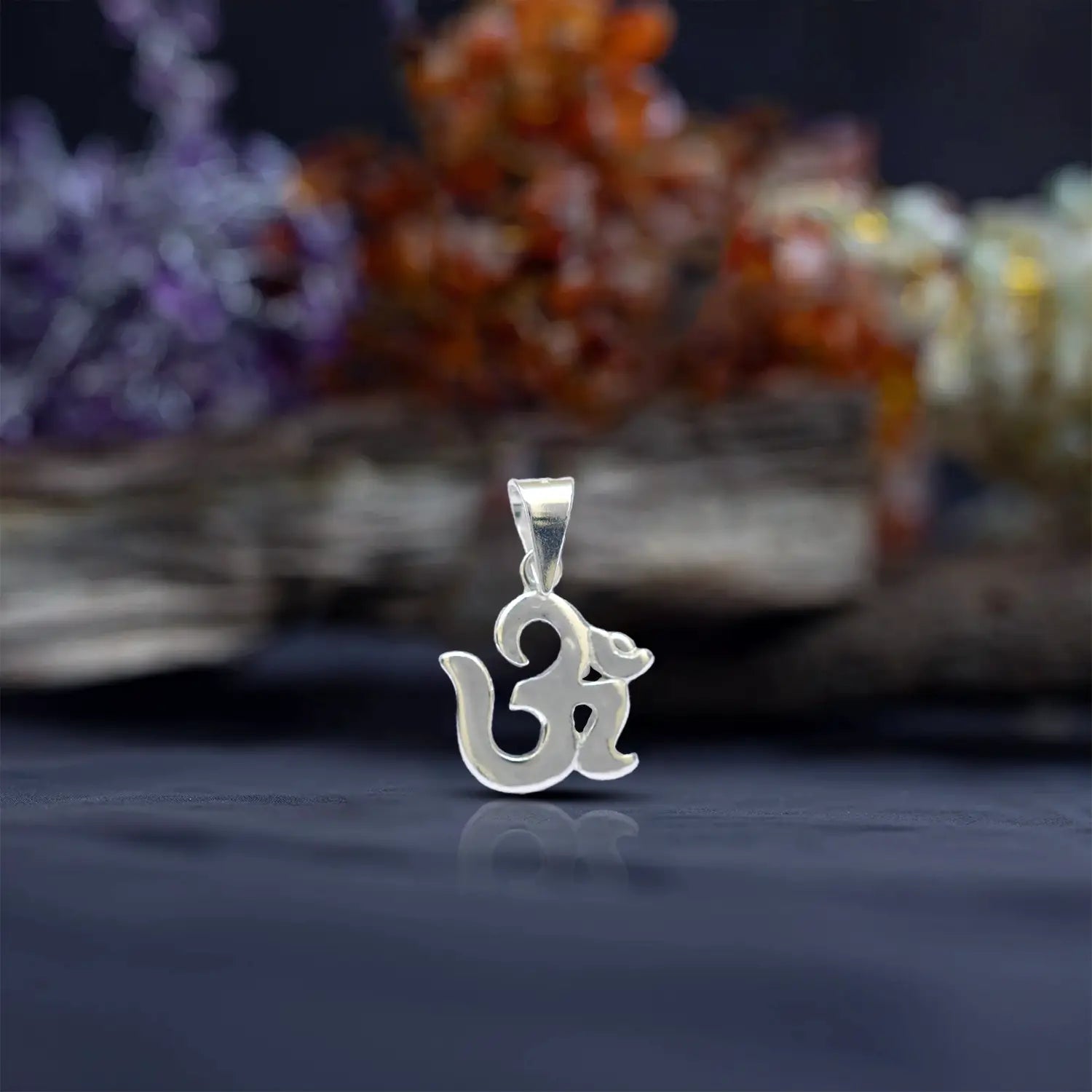 Divine Om Silver Pendant - Made With Pure 925 Silver