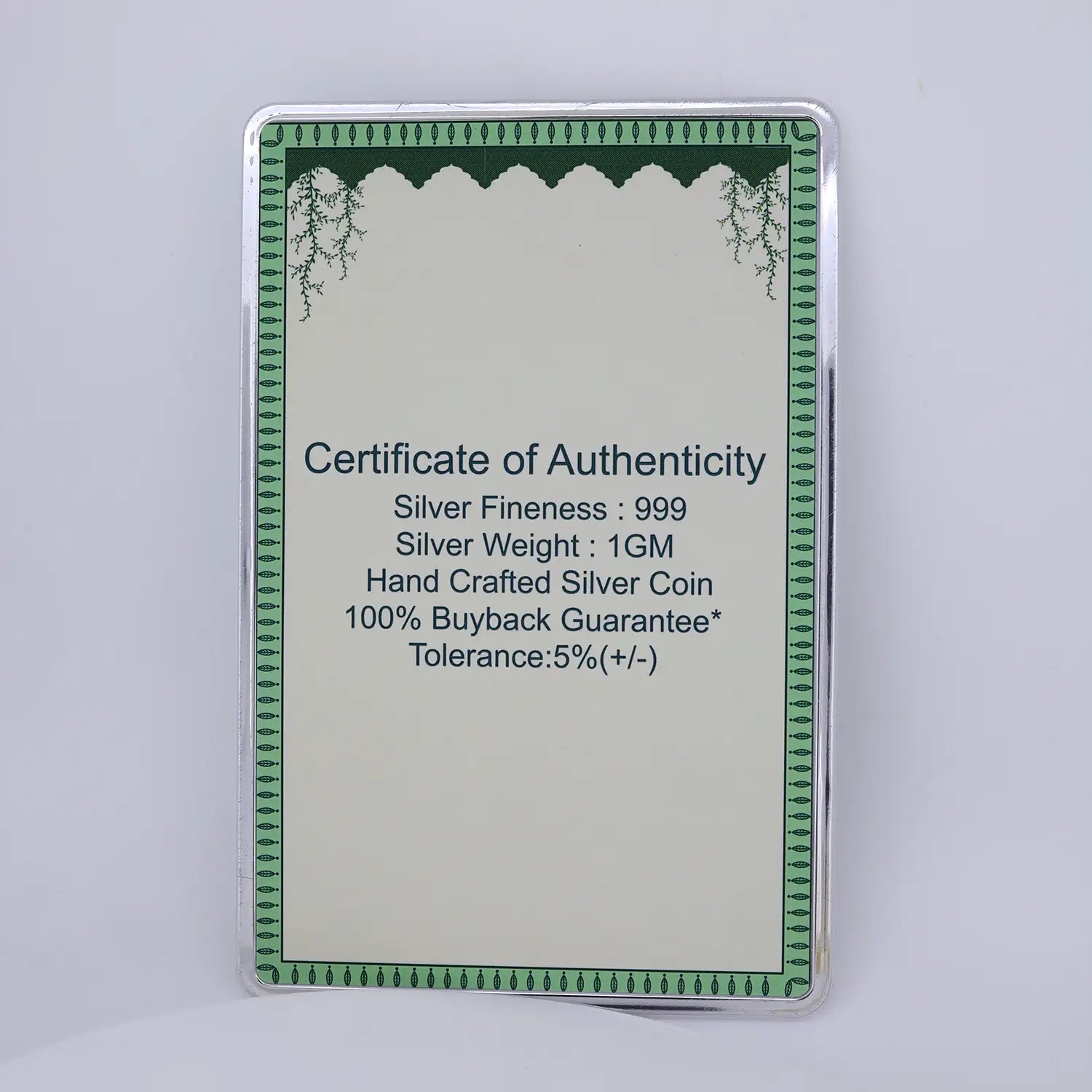 Radha Krishna 999 Pure Silver Coin - Made With Pure 999 Silver