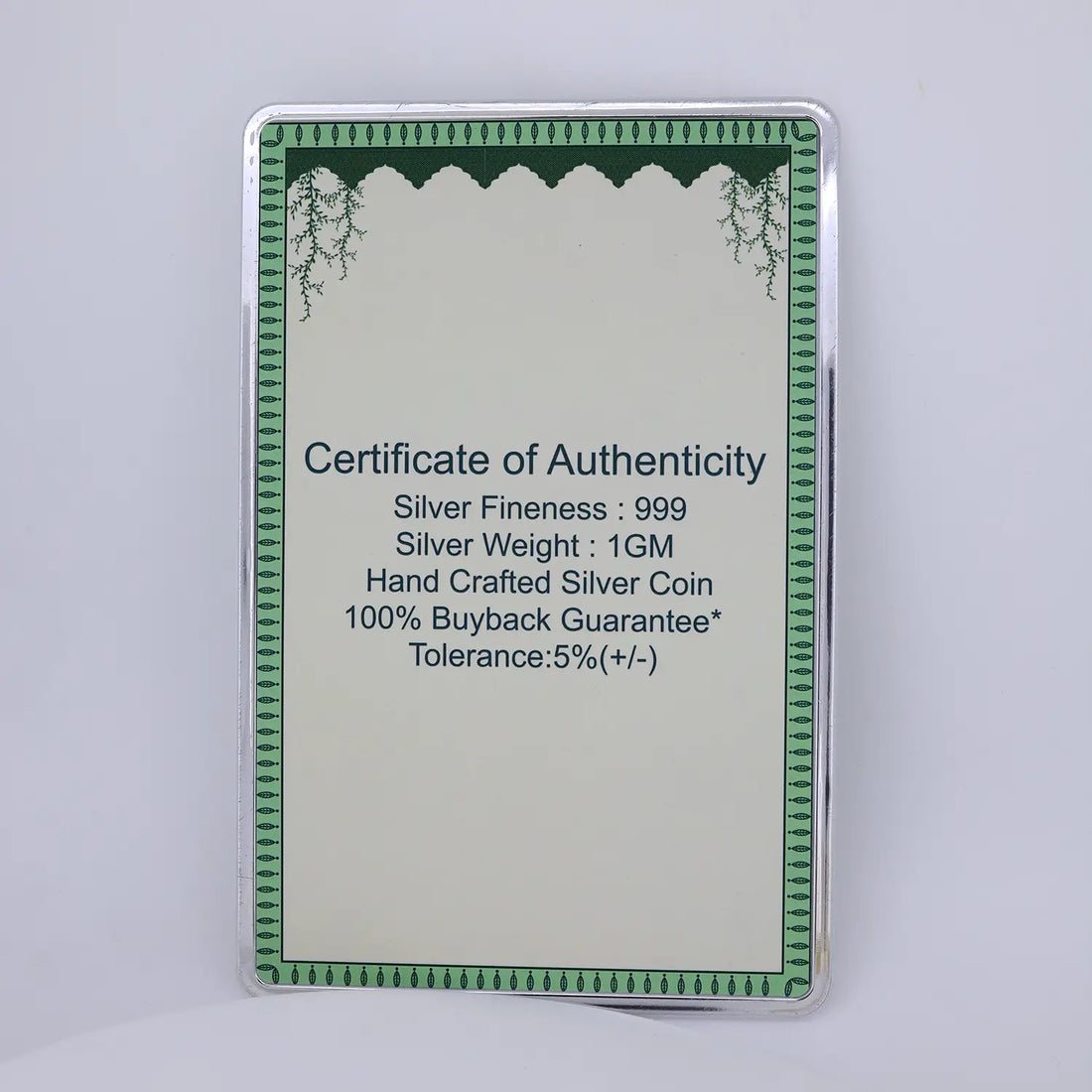 Radha Krishna 999 Pure Silver Coin - Made With Pure 999 Silver