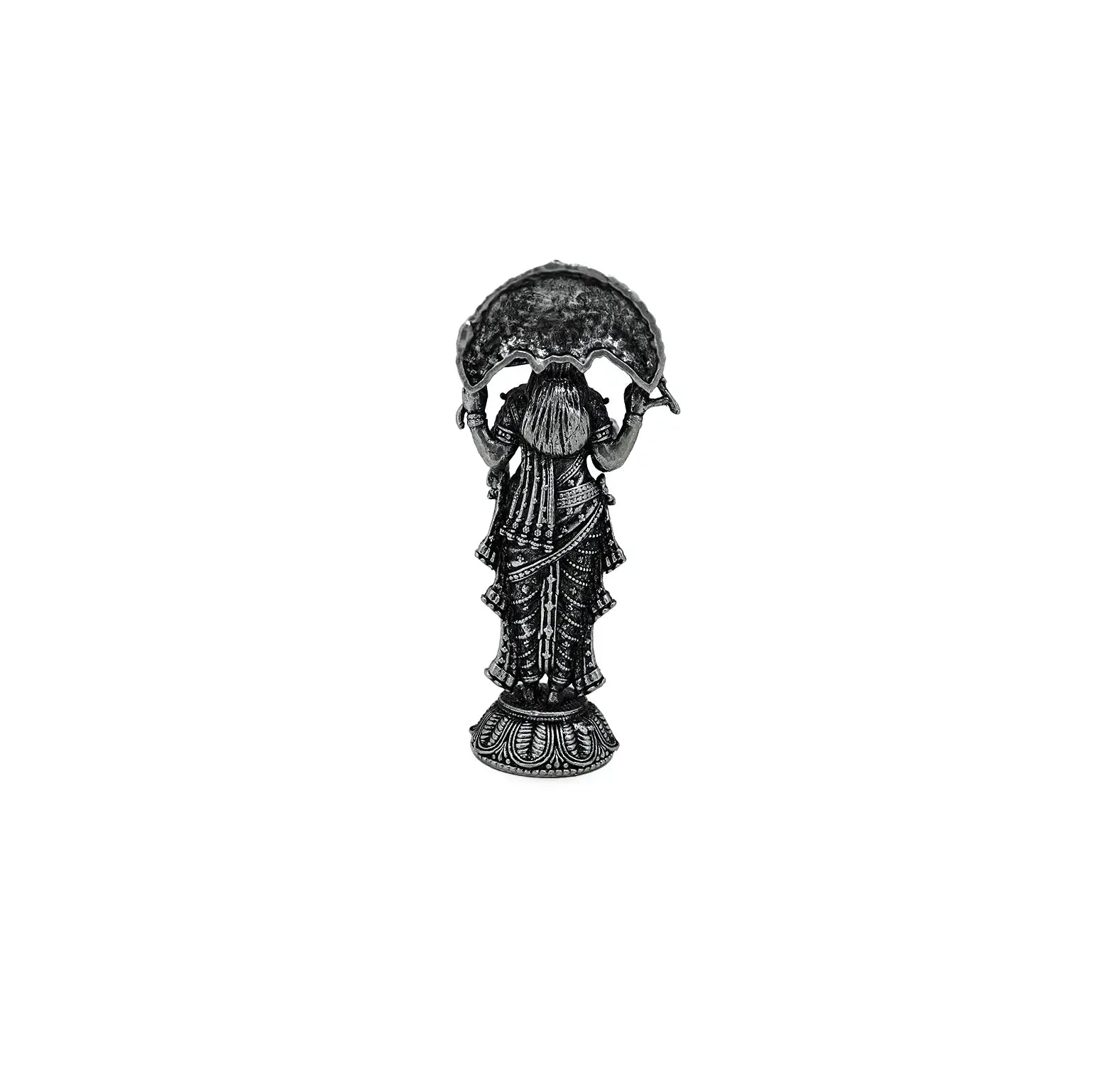Pure Silver Lord Venkateswara Idol – Antique Finish- Made With Pure 925 Silver