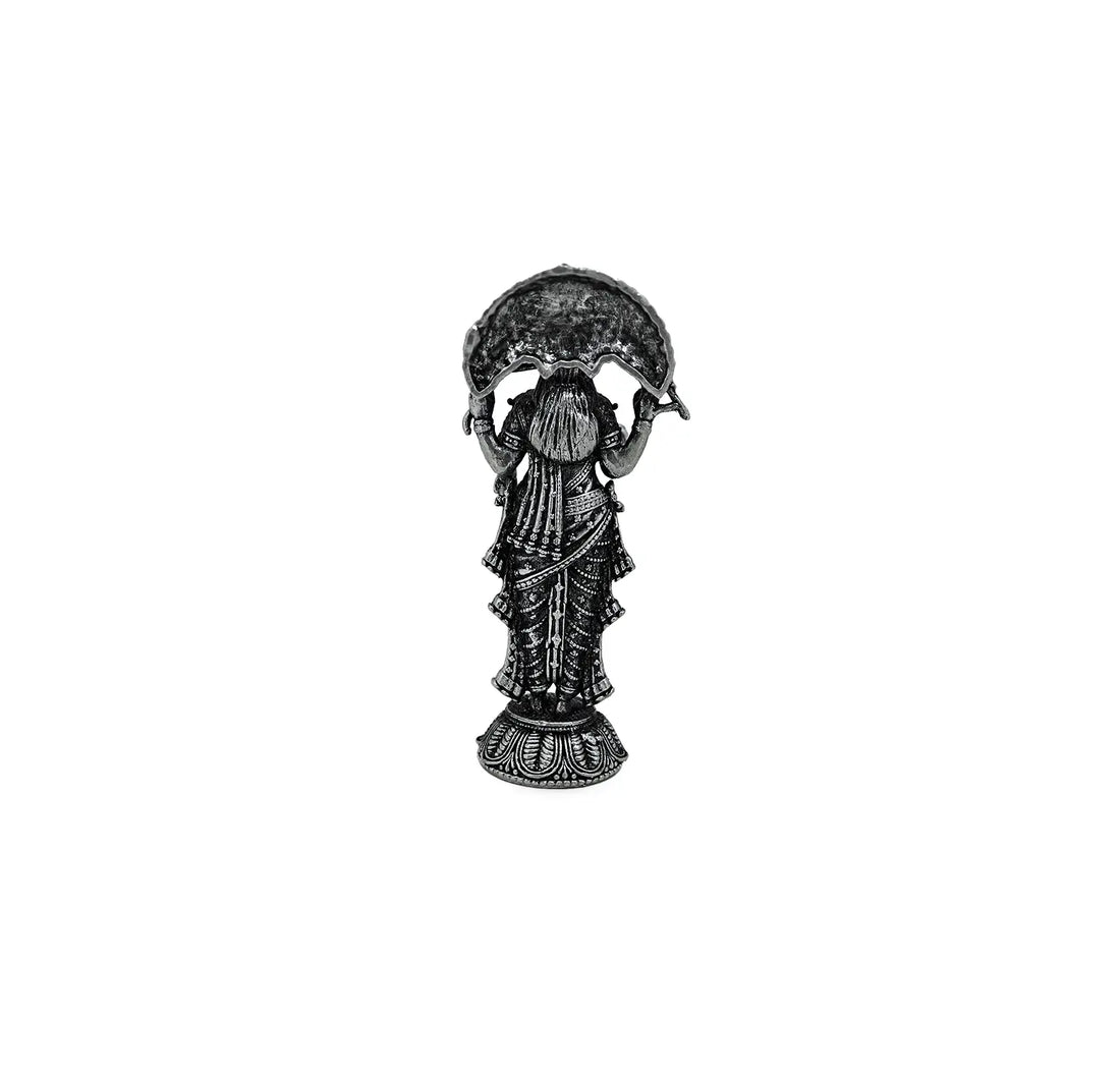 Pure Silver Lord Venkateswara Idol – Antique Finish- Made With Pure 925 Silver