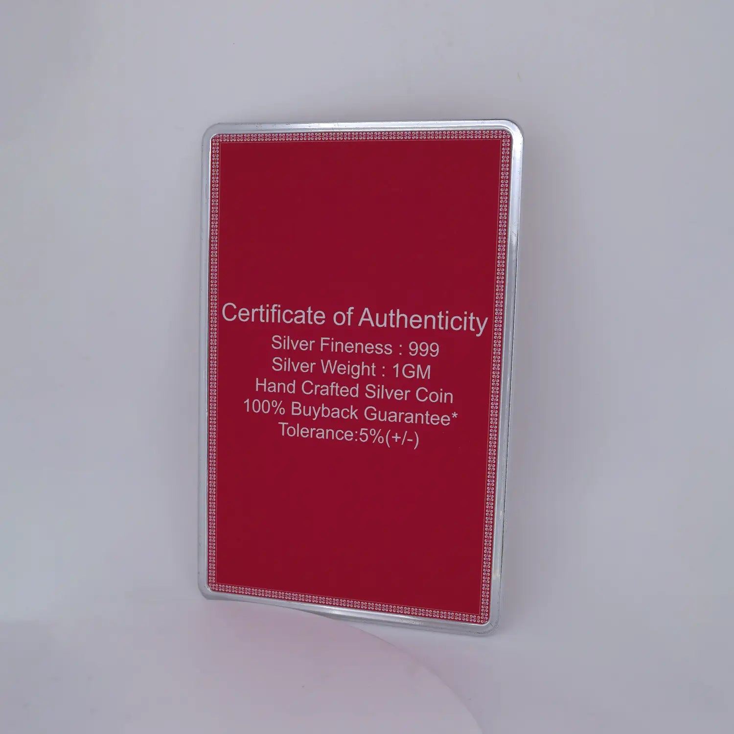 999 Pure Silver Baby Girl Coin - Made With Pure 925 Silver