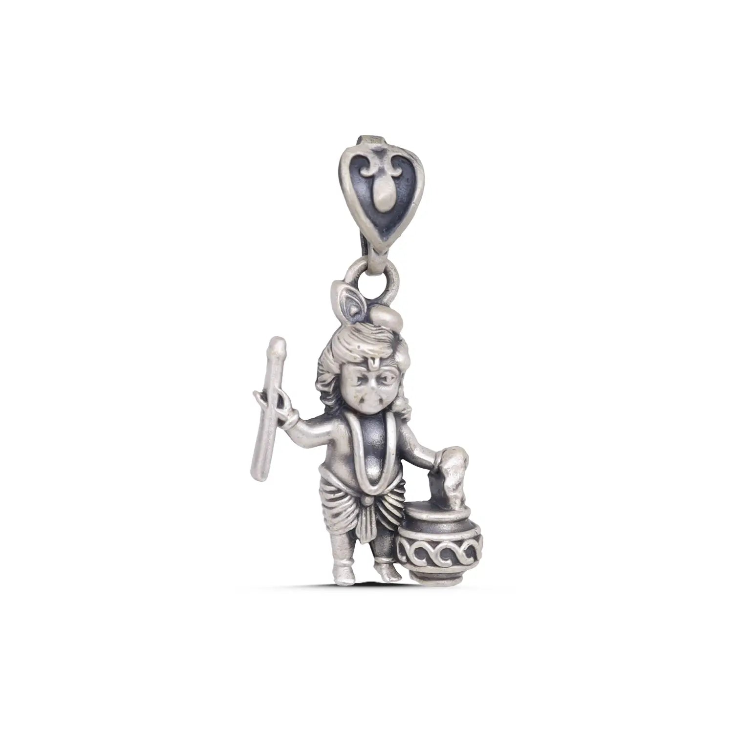 Bal Gopal Silver Pendant - Made With Pure 925 Silver