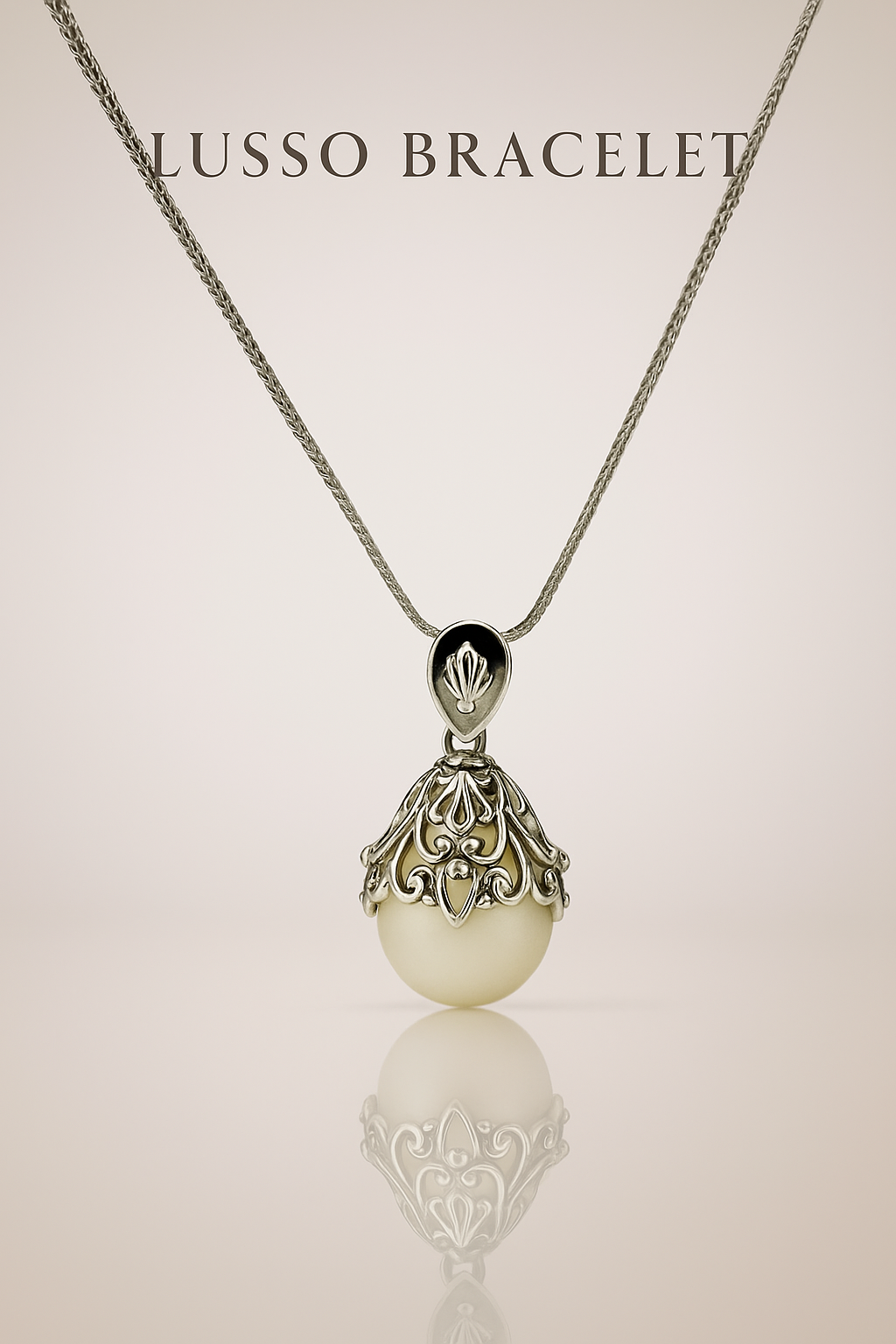 Elegant Black Stone Silver Necklace- Made With Pure 925 Silver