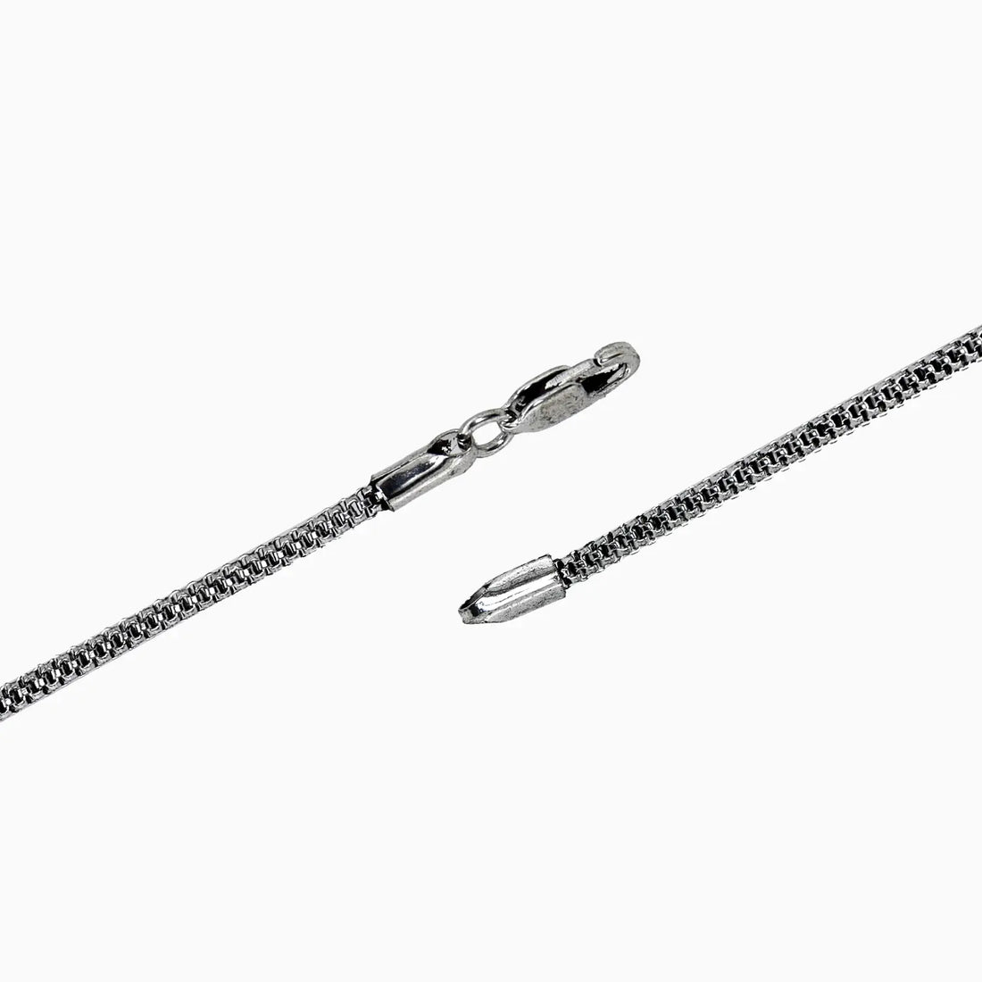 Sleek Box Chain Silver Bracelet - Made With Pure 925 Silver