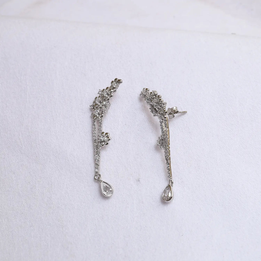 Classic Oxidized Ball Drop Pure Silver Earrings - Made With Pure 925 Silver