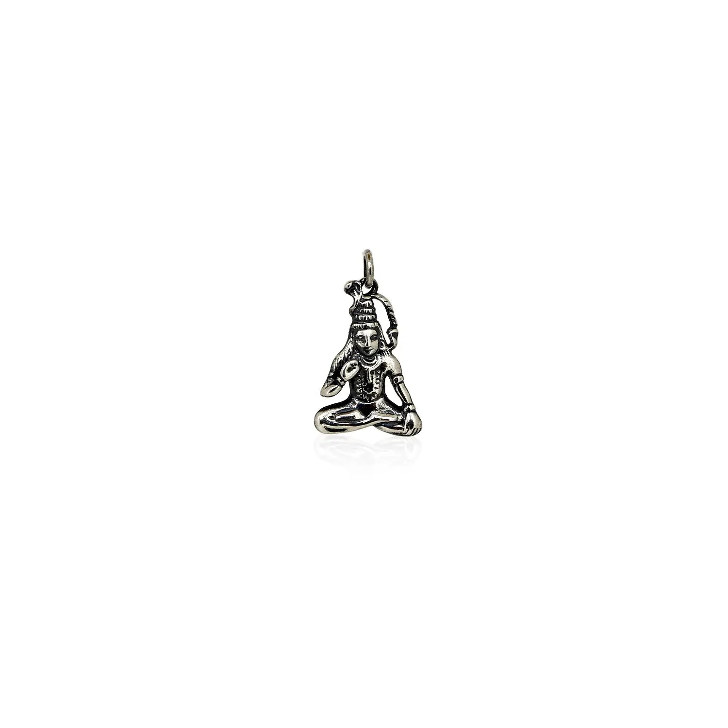 Pure Silver Lord Shiva Pendant- Made With Pure 925 Silver