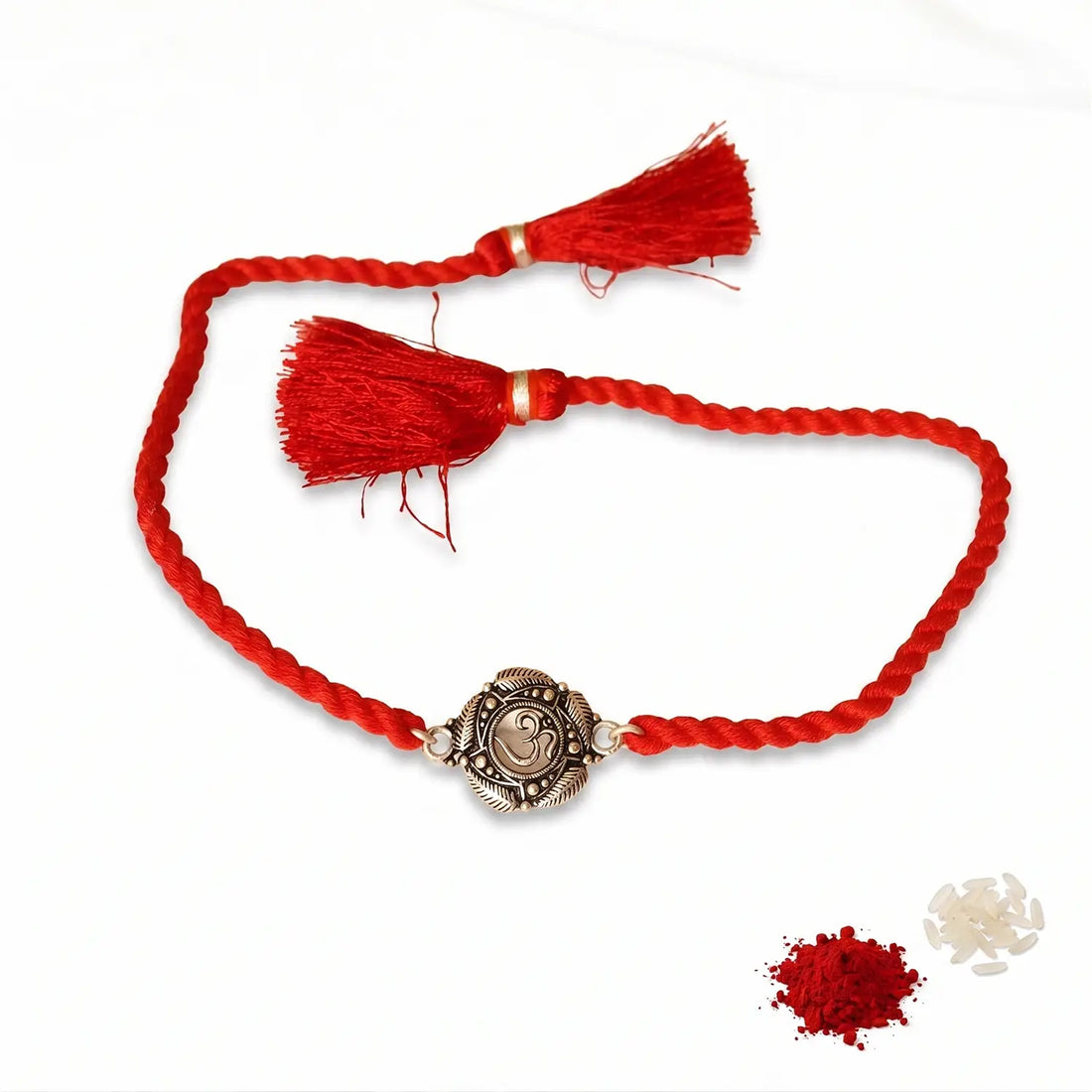 Om Divine Silver Rakhi - Made With Pure 925 Silver