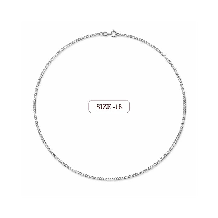 Classic Slim Link Pure Silver Chain- Made With Pure 925 Silver