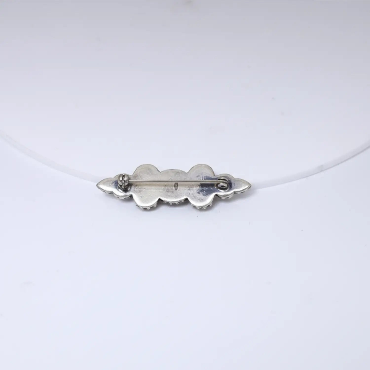 Vintage Opal-Inspired Sterling Silver Brooch- Made With Pure 925 Silver