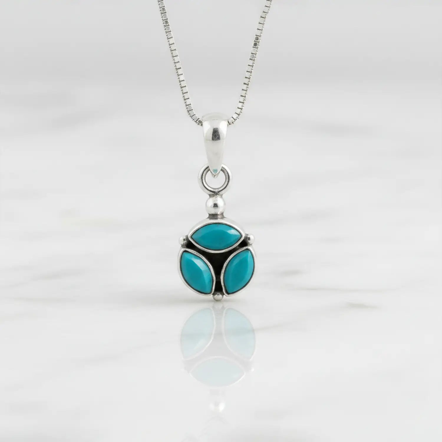 Pure Silver Garnet Pendant- Made With Pure 925 Silver