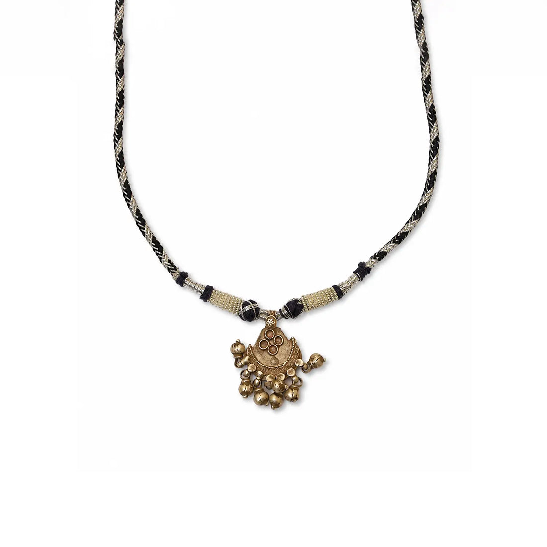 Traditional Ghungroo Charm Pure Silver Pendant - Made With Pure 925 Silver