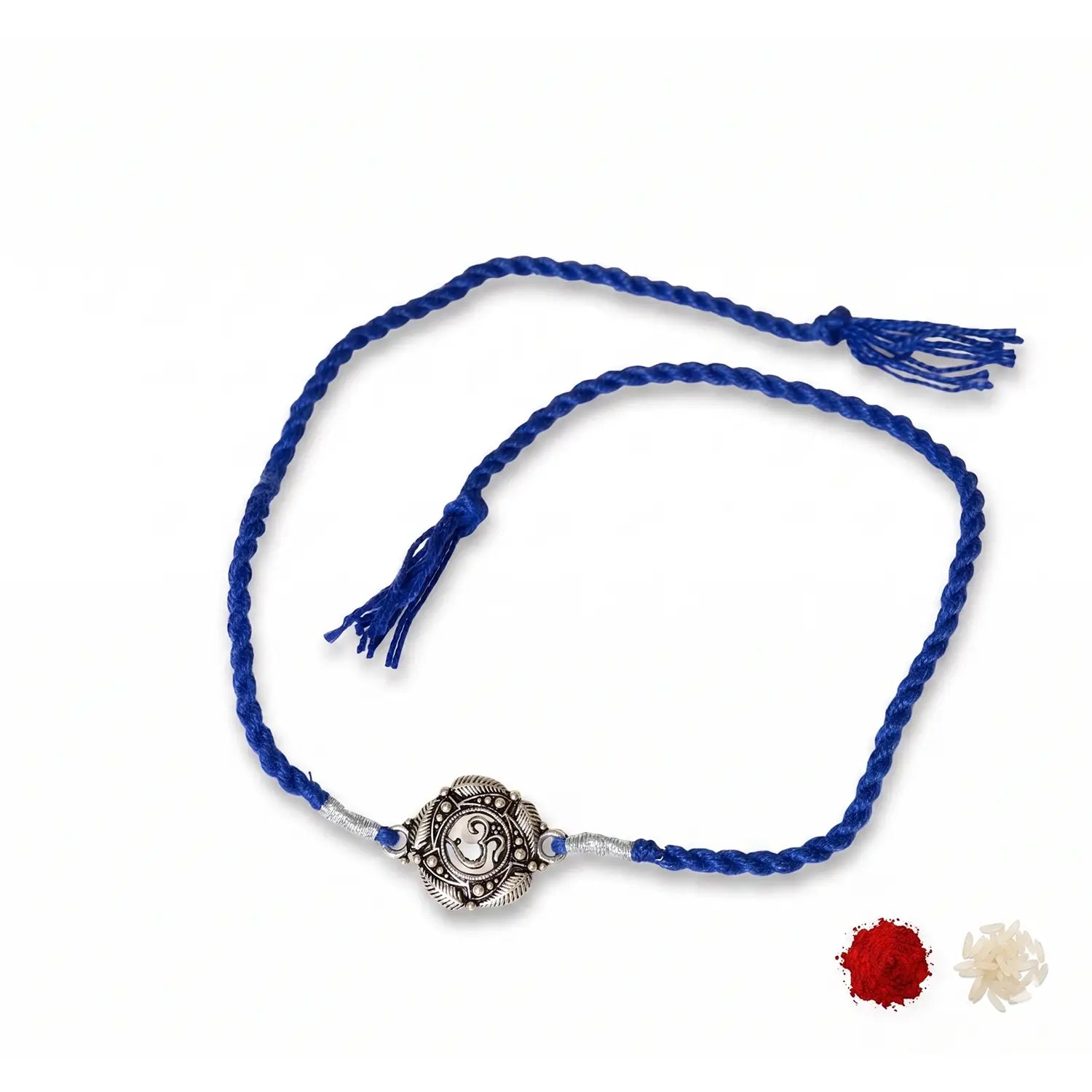 Om Divine Silver Rakhi - Made With Pure 925 Silver