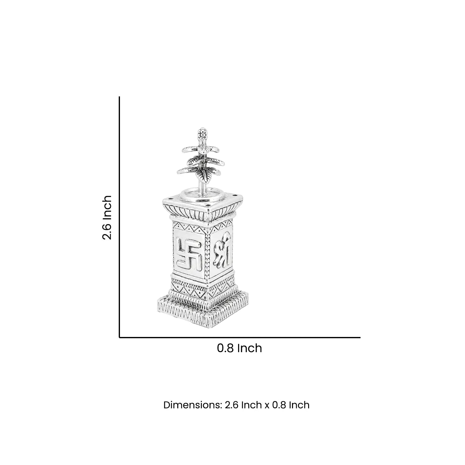 Tulsi Vrindavan Idol - Made With Pure 925 Silver