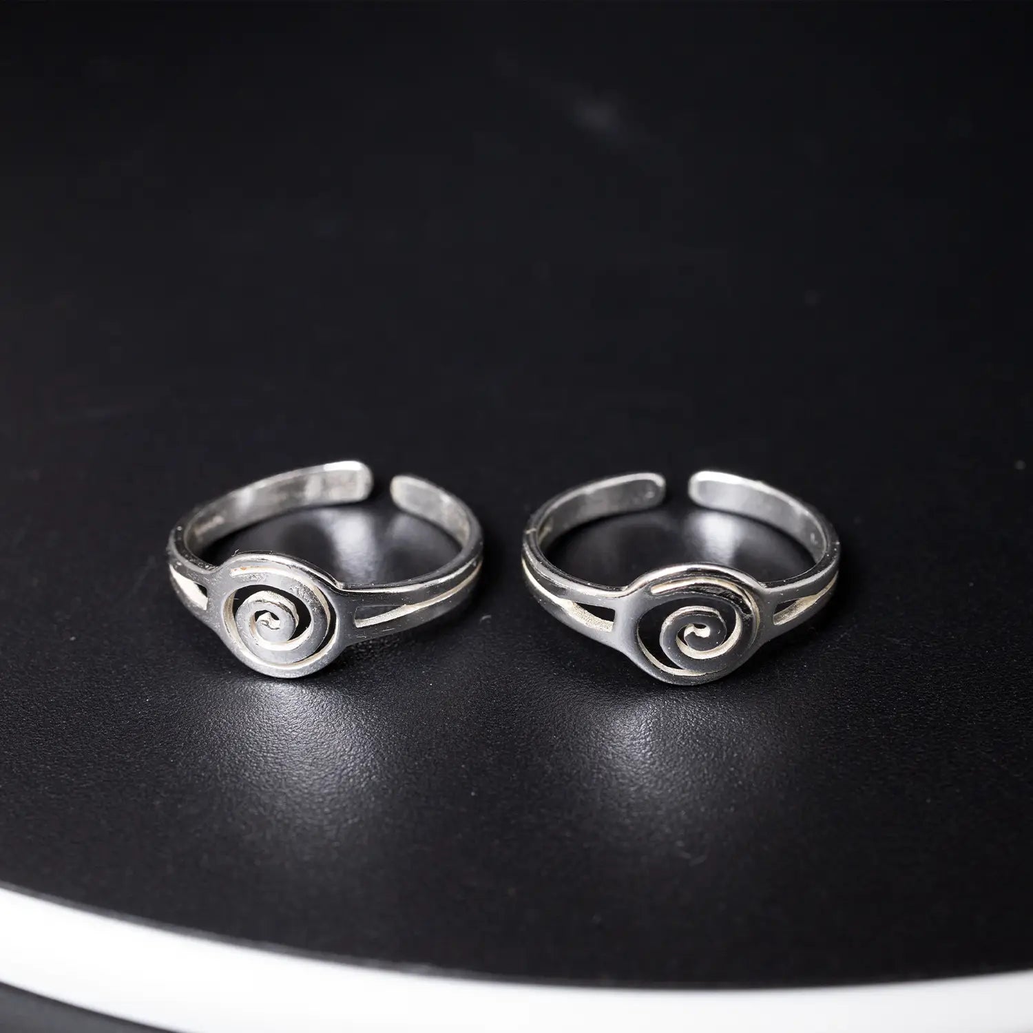 Minimal Spiral Design Toe Rings - Made With Pure 925 Silver