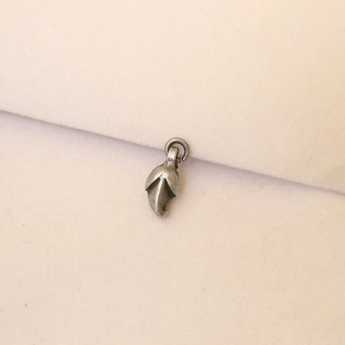 Elegant Leaf Curve Pure Silver Pendant - Made With Pure 925 Silver