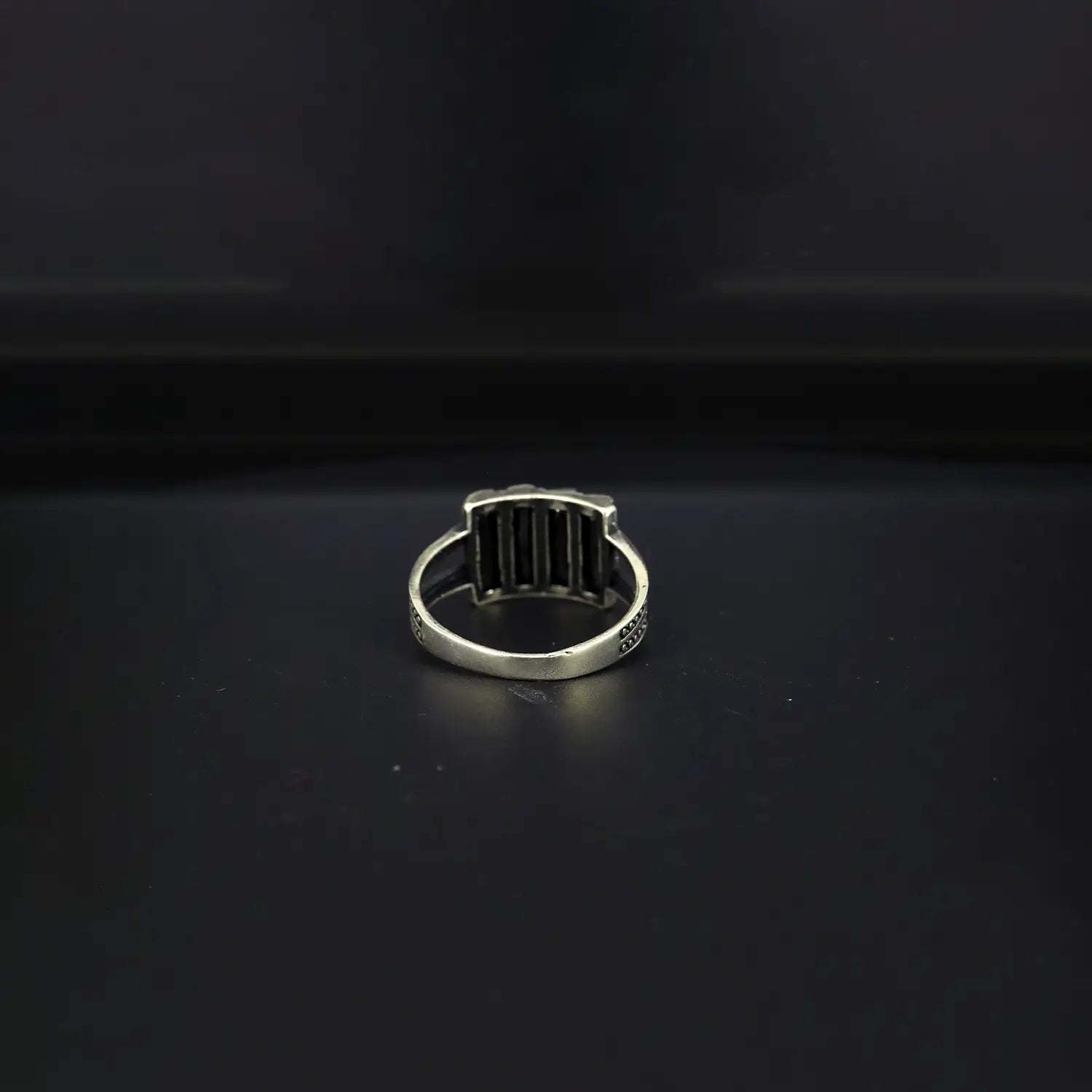 Black Onyx Silver Ring- Made With Pure Silver- Made With Pure 925 Silver