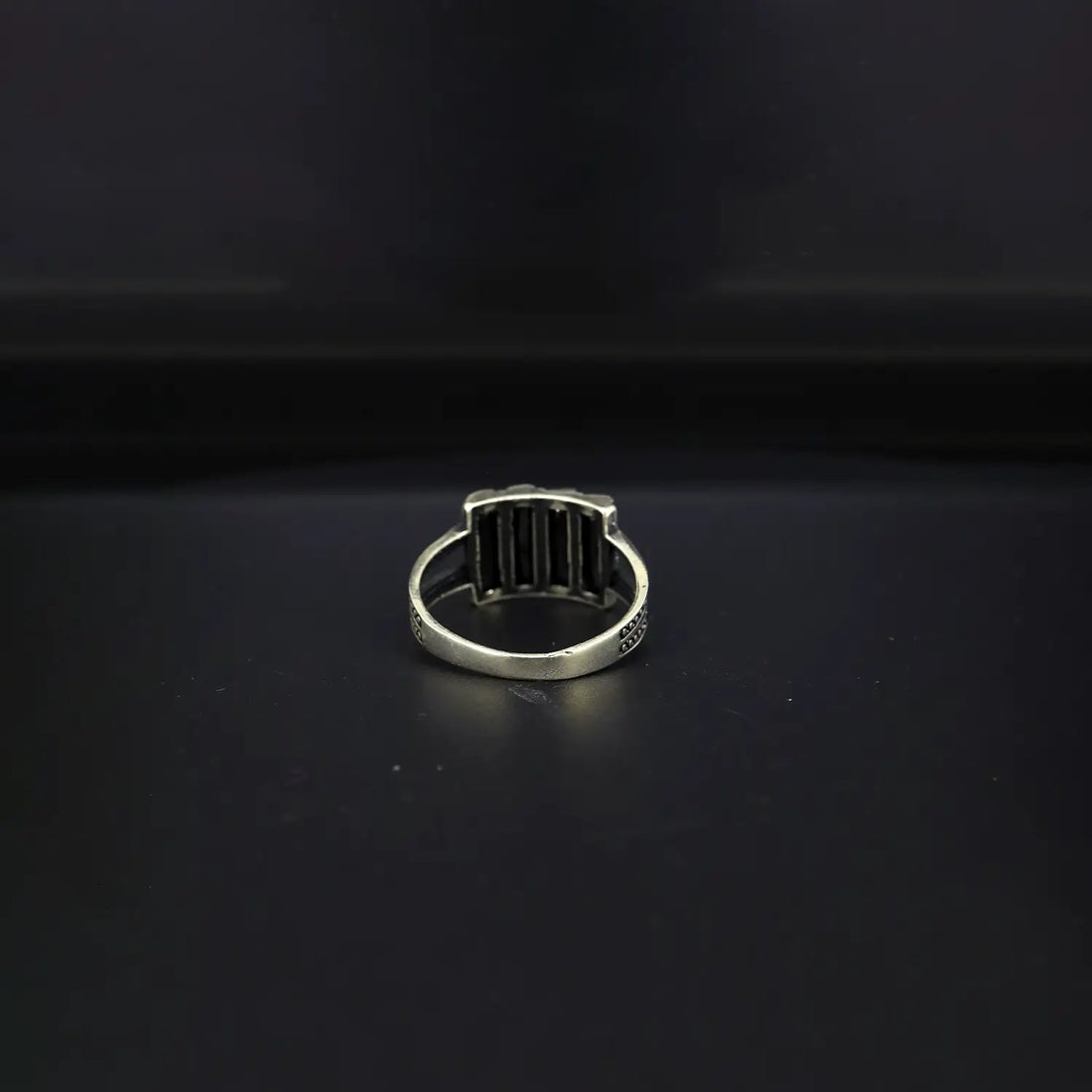 Black Onyx Silver Ring- Made With Pure Silver- Made With Pure 925 Silver