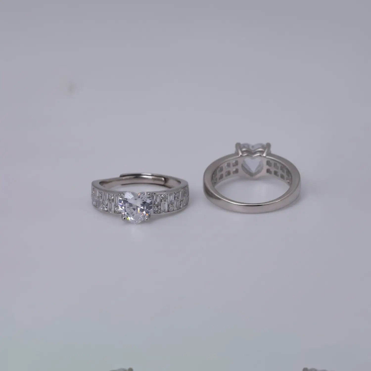 Aurora Elegance Silver Solitaire Ring - Made With Pure 925 Silver