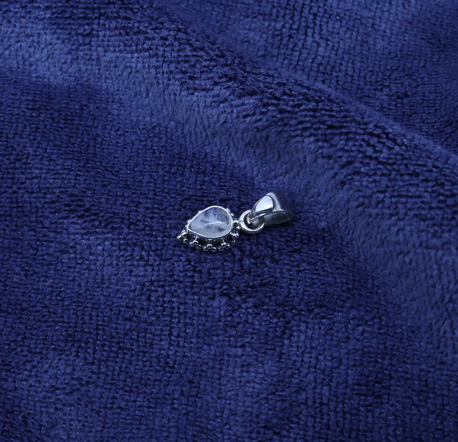 Vintage Teardrop Pure Silver Pendant- Made With Pure 925 Silver