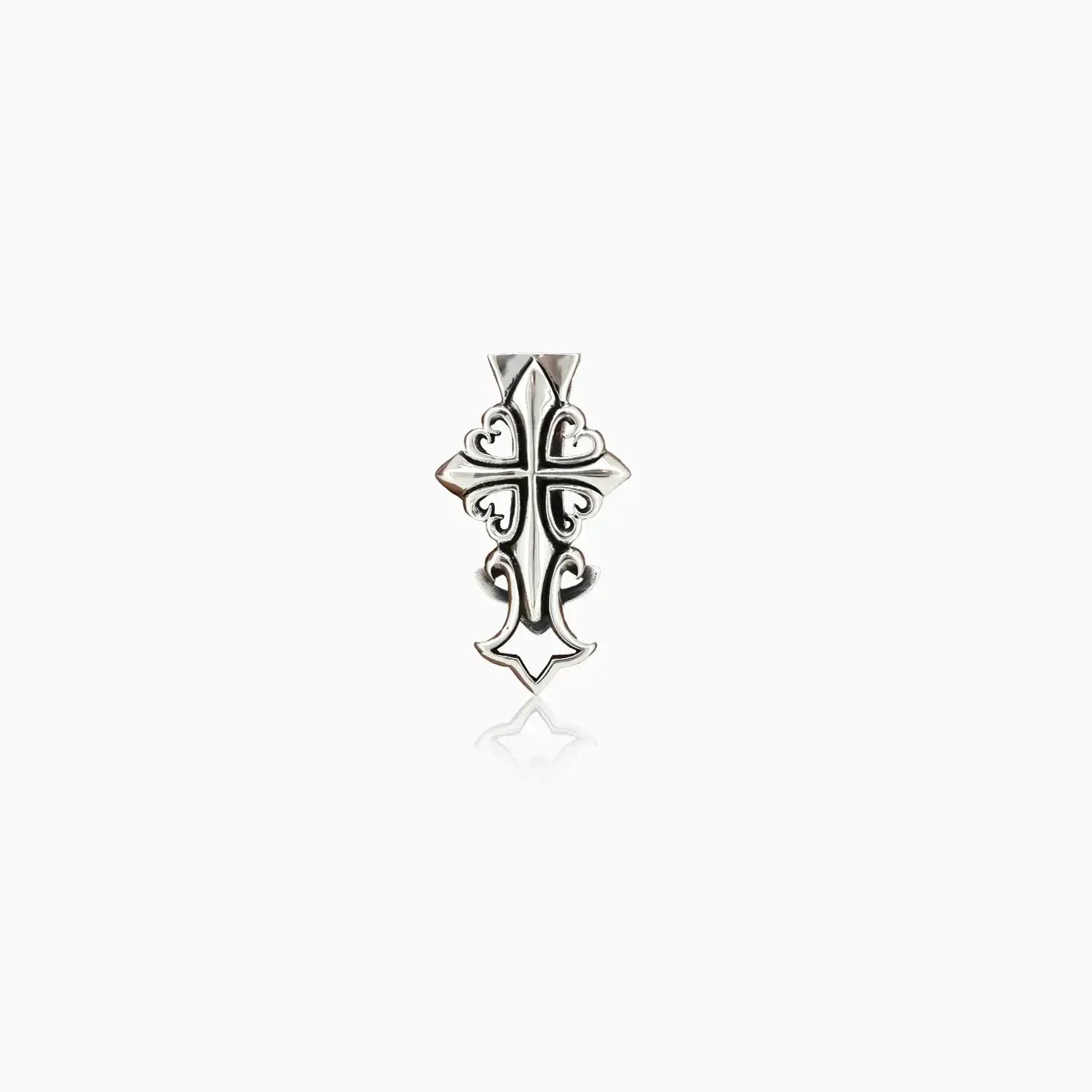 Classic Silver Cross Pendant- Made With Pure 925 Silver