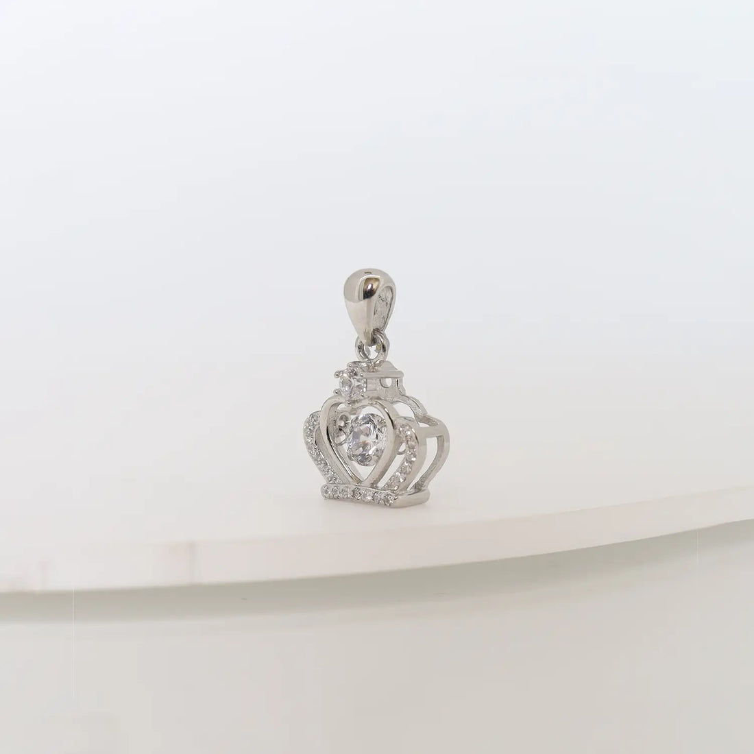 Pure Silver Crown Pendant  - Made With 925 Pure Silver