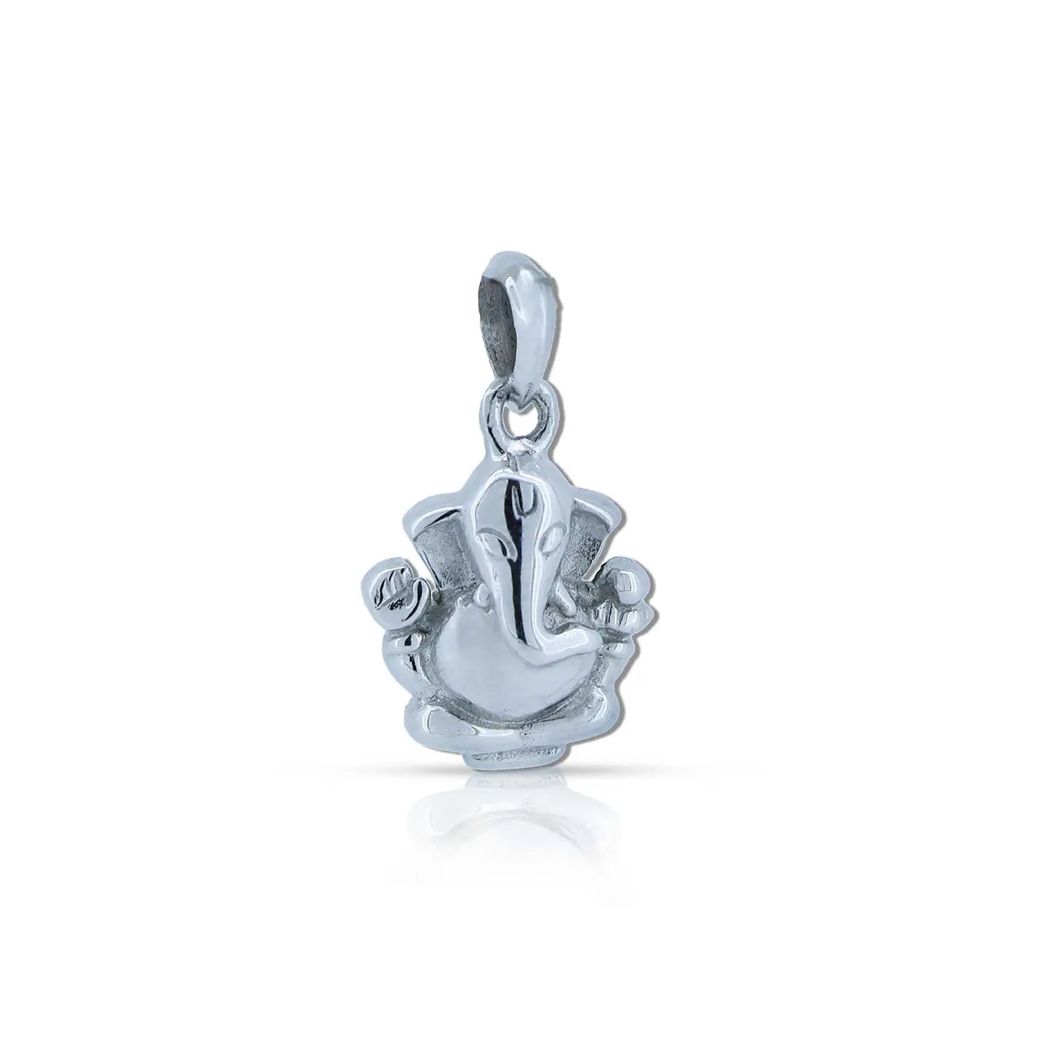 Lord Ganesha Pure Silver Pendant - Made With Pure 925 Silver