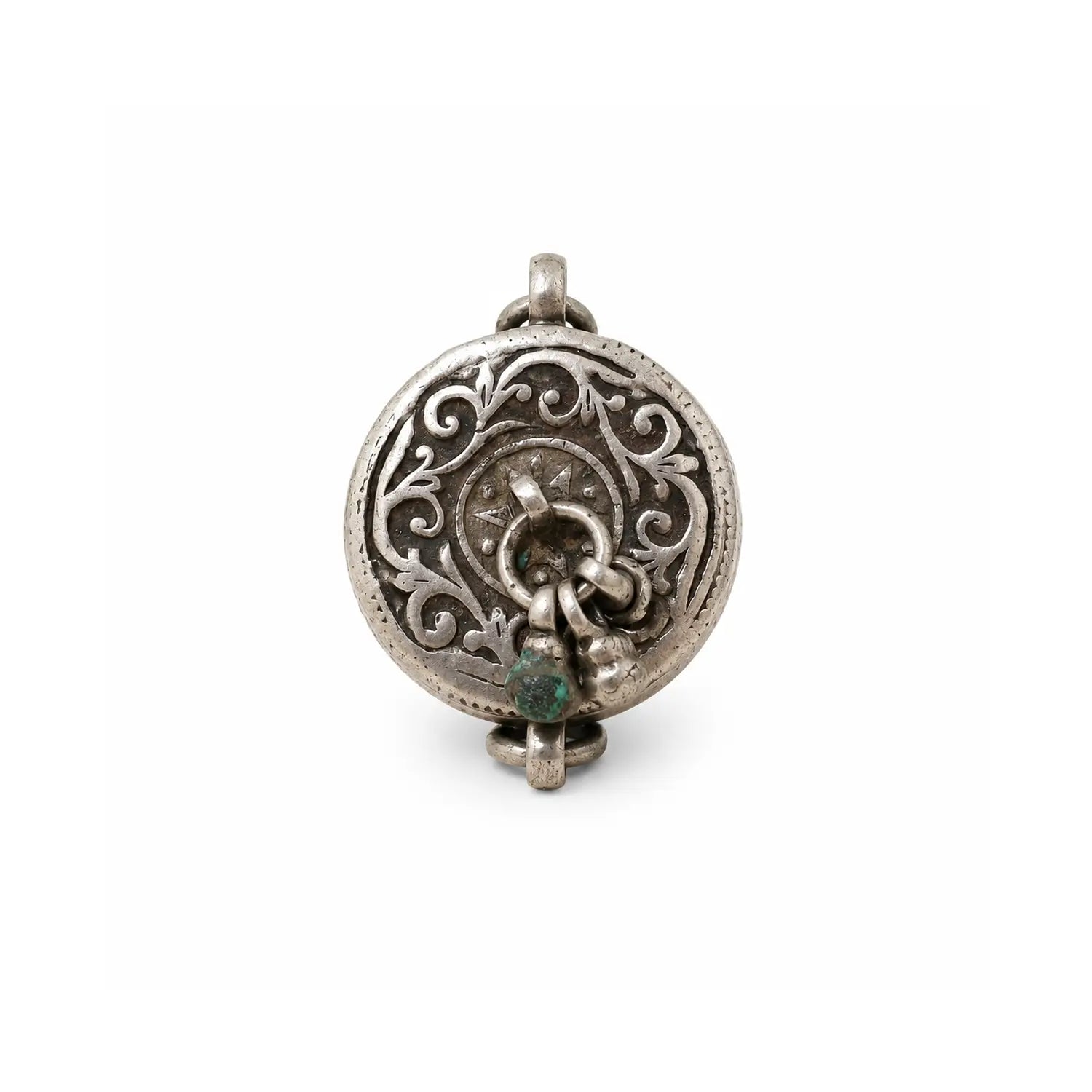 Vintage Secret Box Silver Pendant - Made With Pure 925 Silver