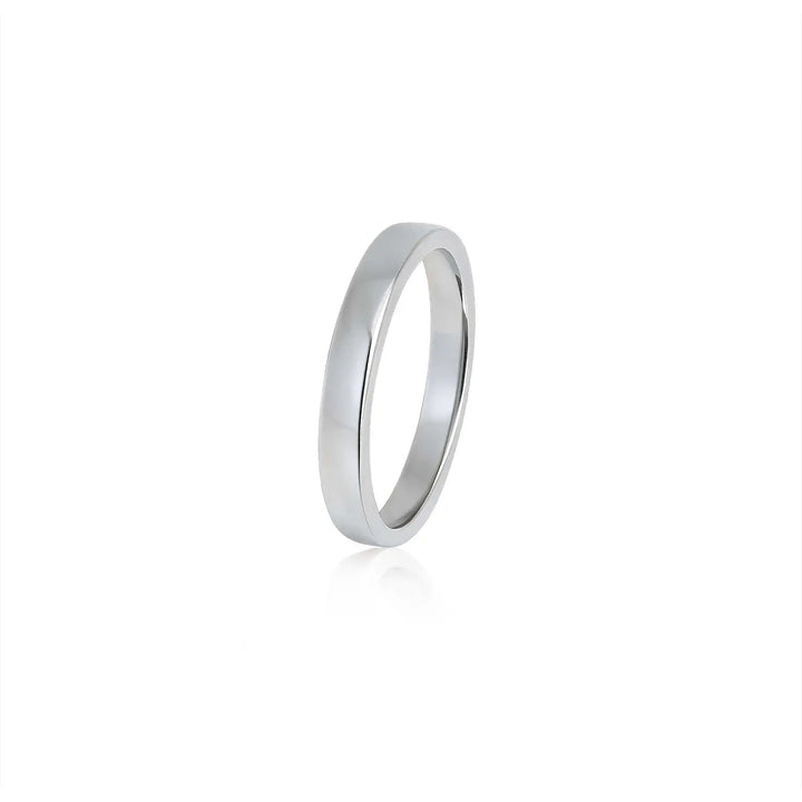 Classic Plain Pure Silver Round Challa Ring - Made With Pure 925 Silver