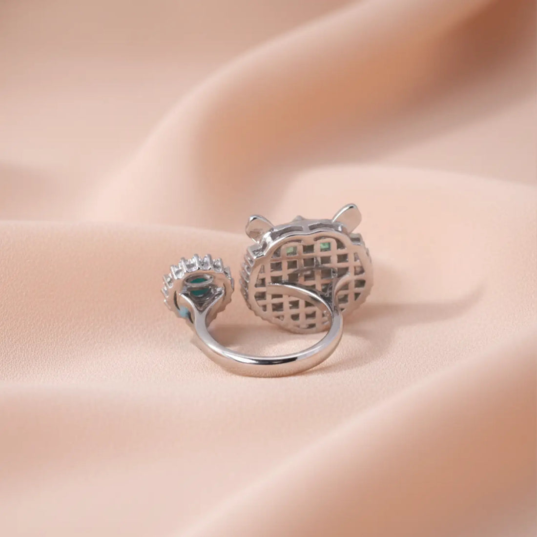 Royal Tiger Turquoise Sterling Silver Ring - Made With Pure 925 Silver