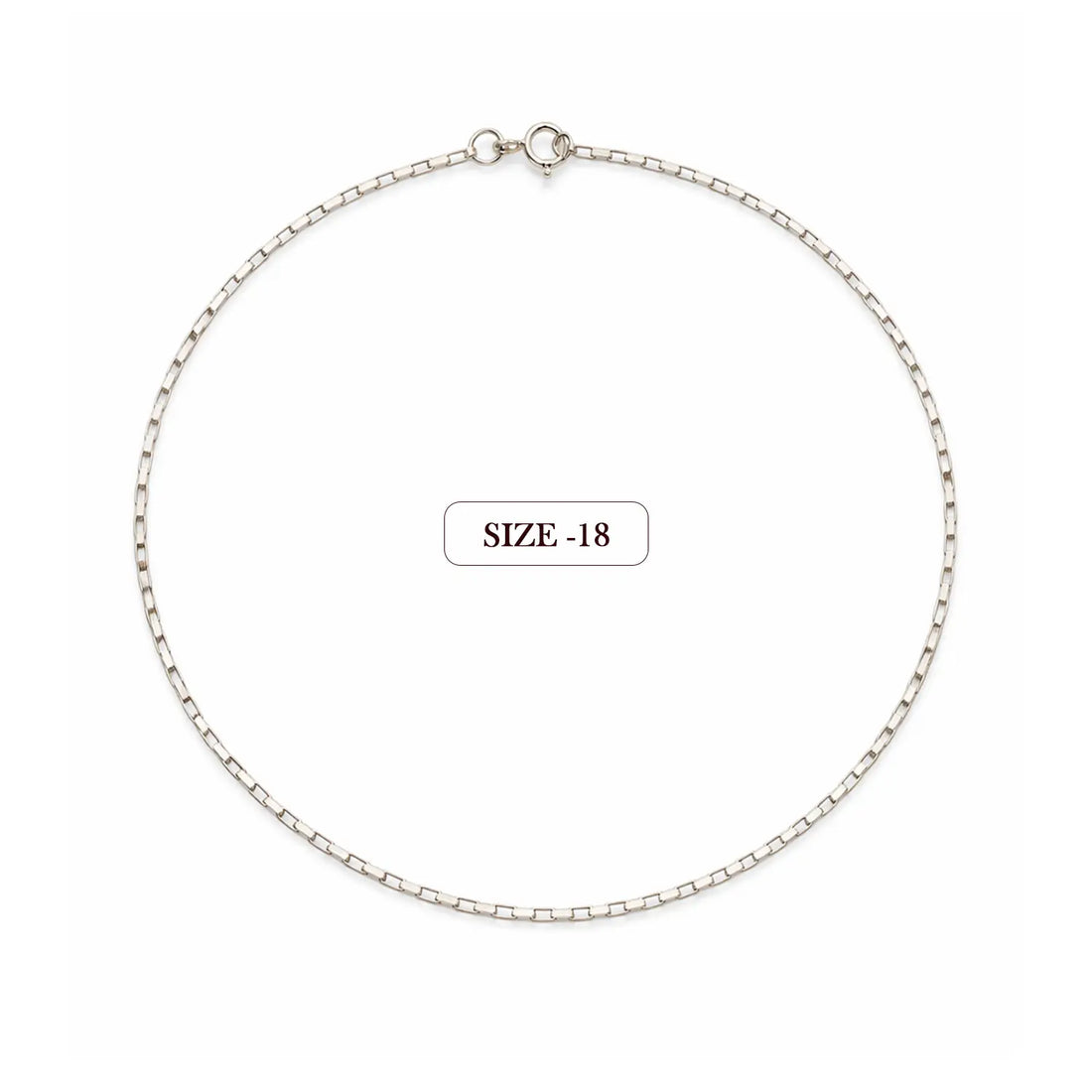 Classic Box Link Chain- Made With Pure 925 Silver