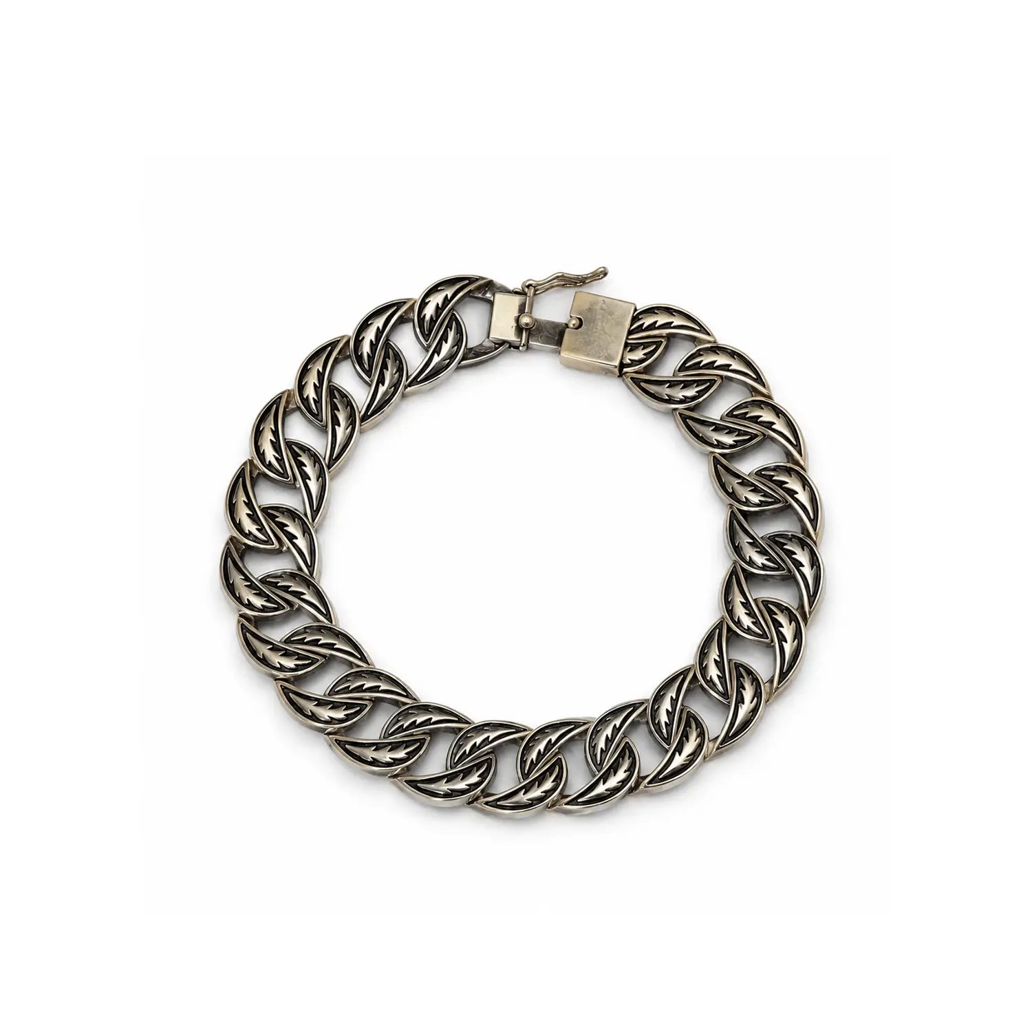 Bold Matrix Sterling Silver Bracelet for Men - Made With Pure 925 Silver