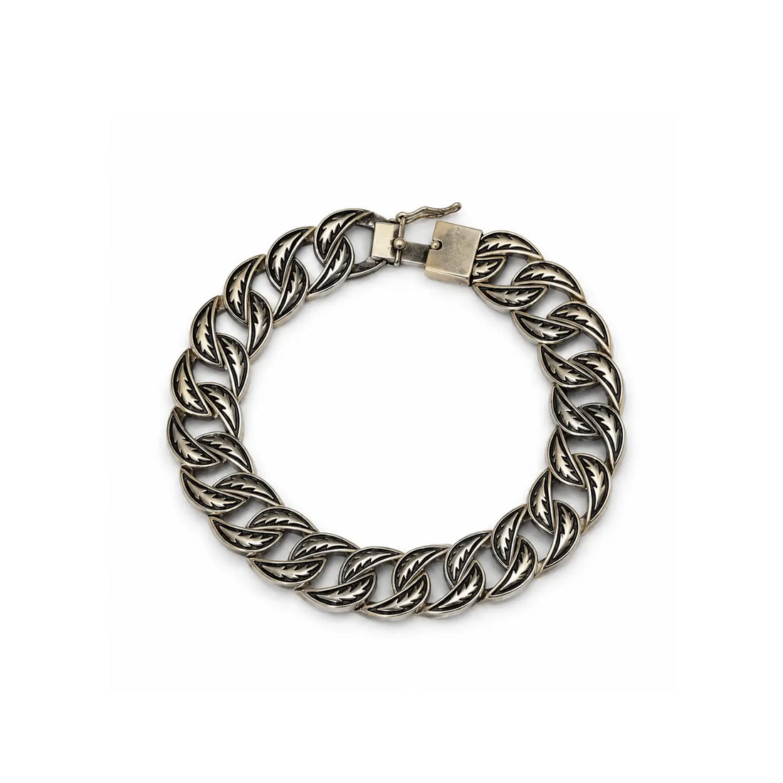 Bold Matrix Sterling Silver Bracelet for Men - Made With Pure 925 Silver