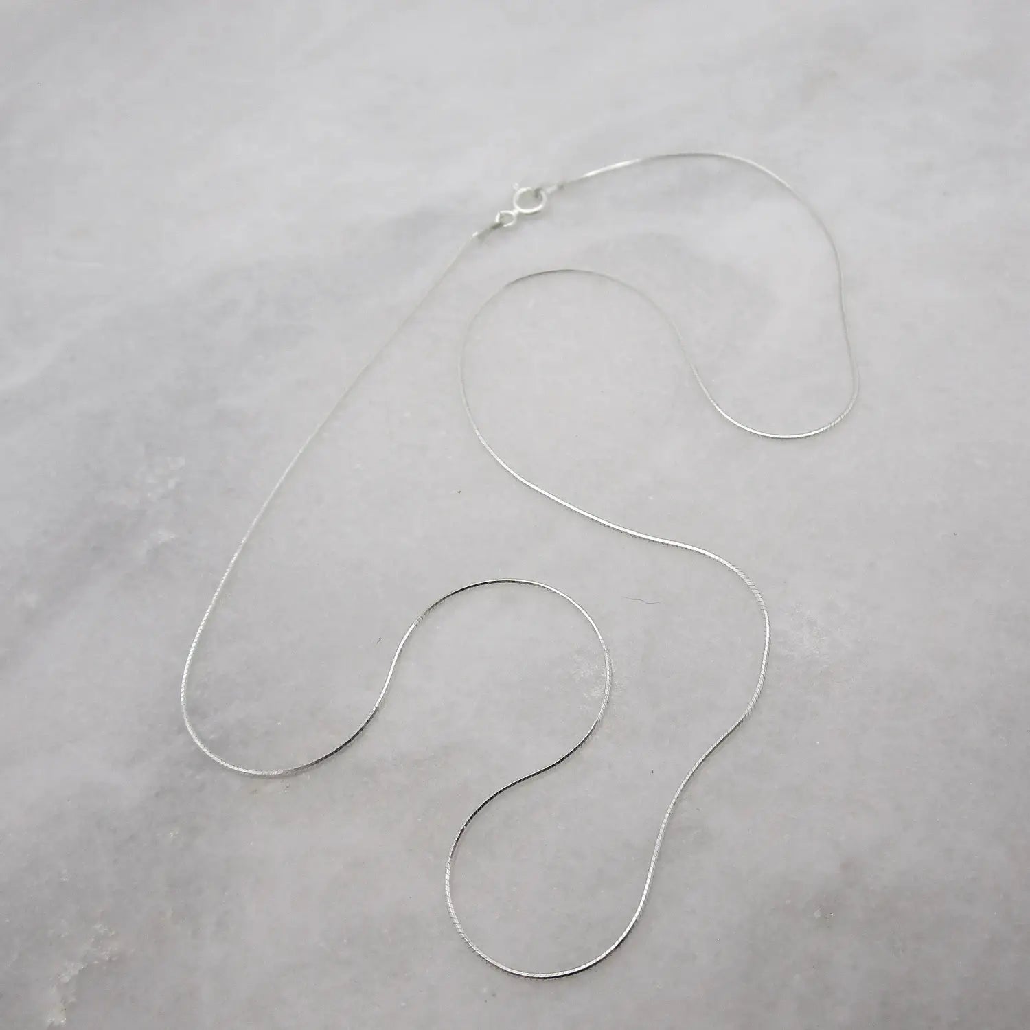 Silken Snake Silver Chain - Made With Pure 925 Silver