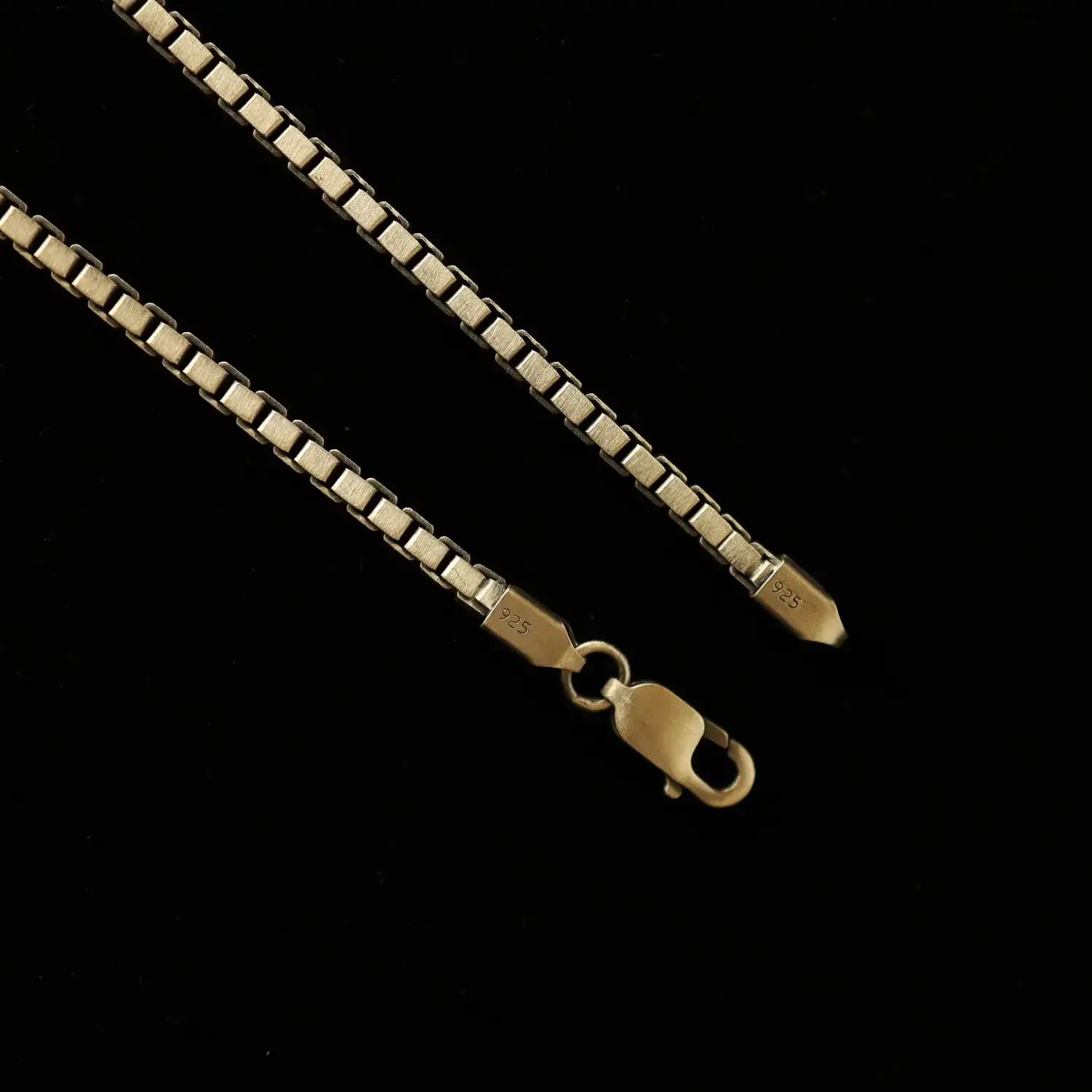 Pure Silver Box Chain for Men- Made With Pure 925 Silver