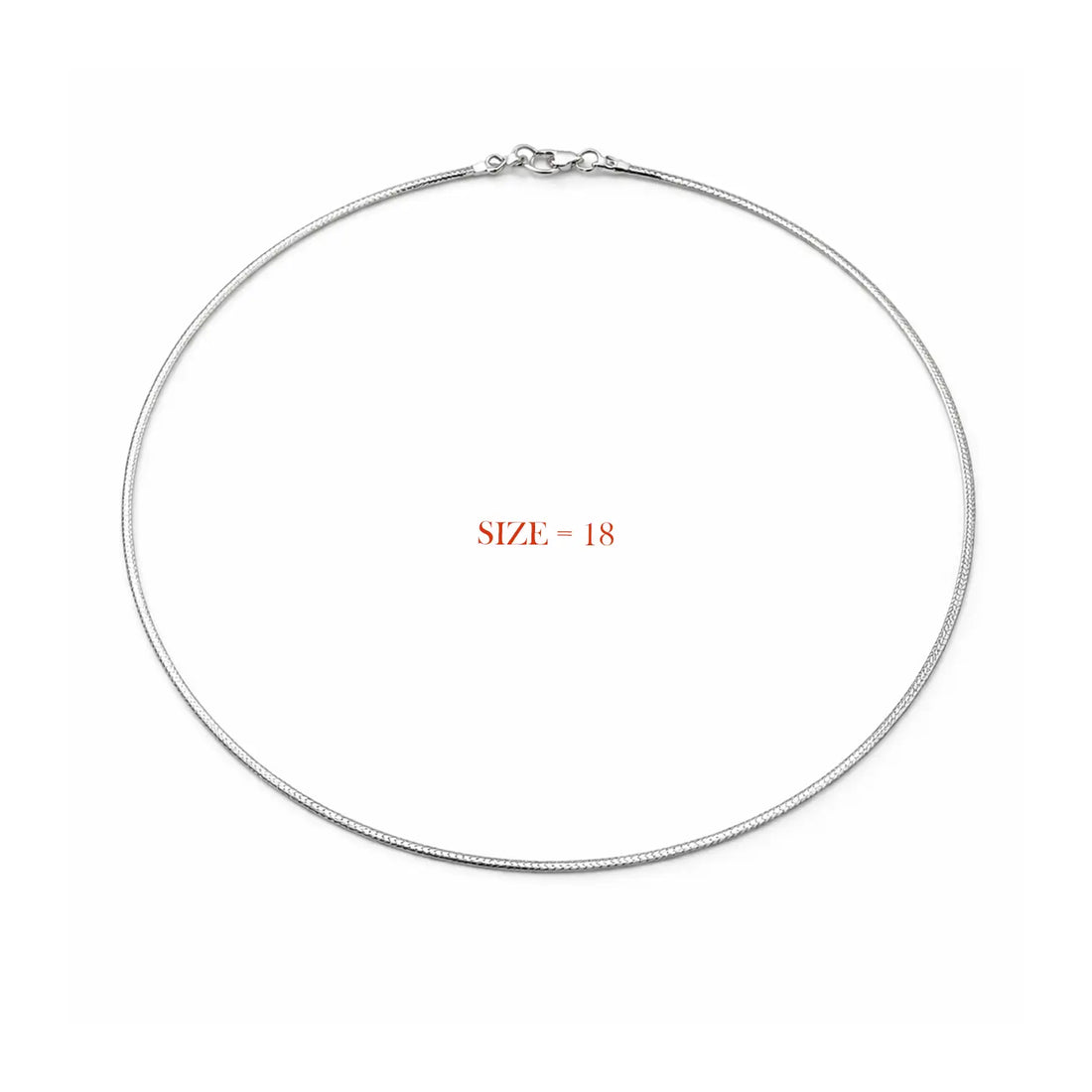 Sleek Snake Silver Chain - Made With Pure 925 Silver