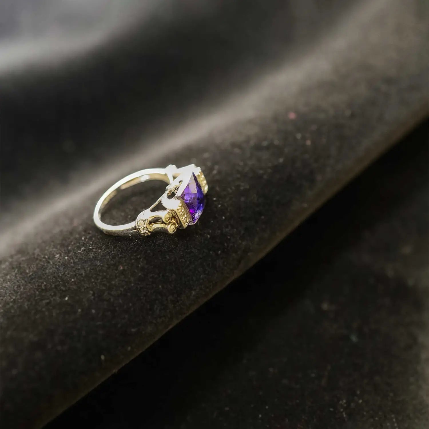 Royal Sky Blue Stone Sterling Silver Ring - Made With Pure 925 Silver
