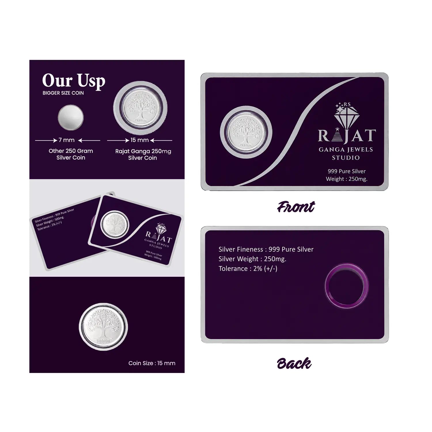 250mg Pure Silver Coin – 9 Coin Special Offer