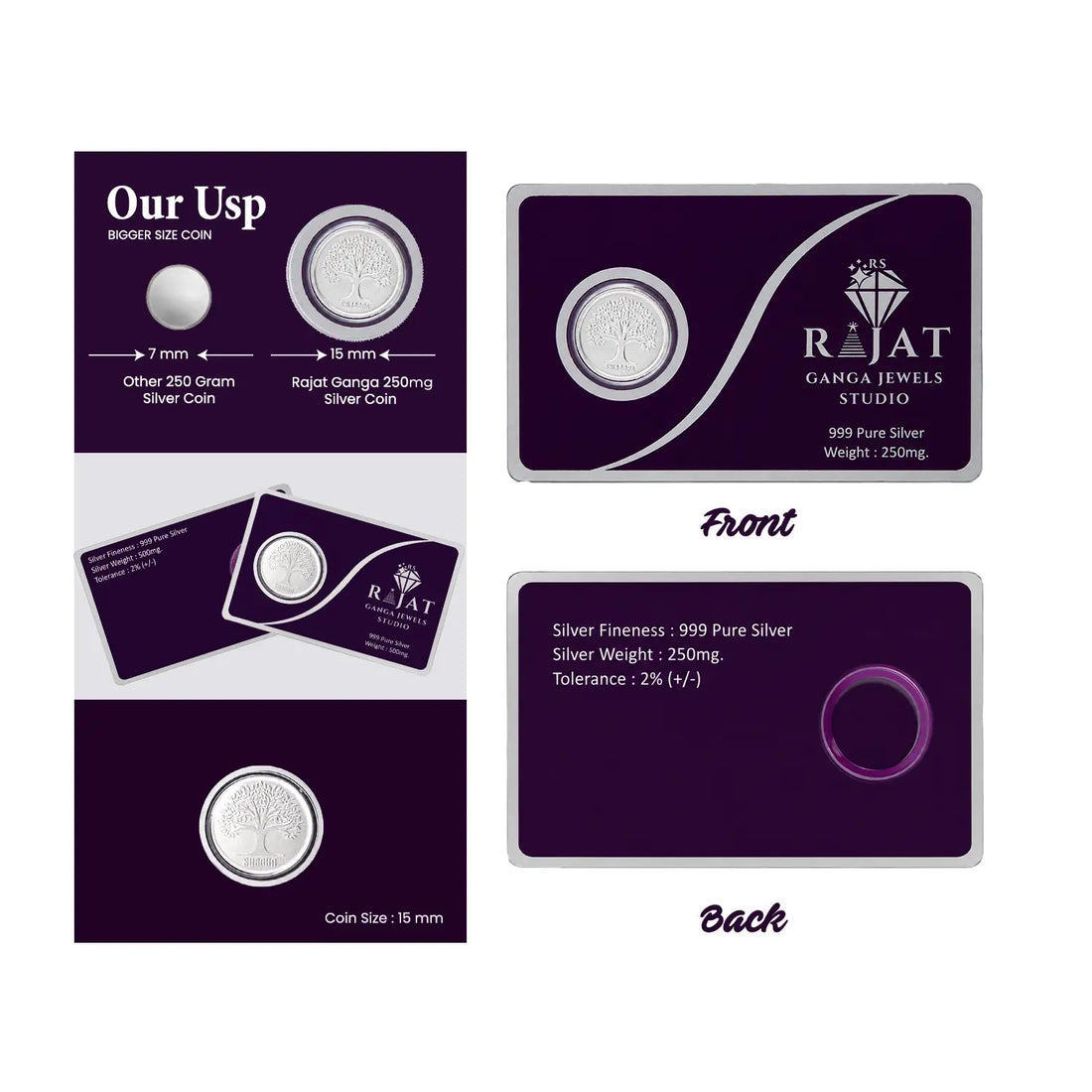 250mg Pure Silver Coin – 9 Coin Special Offer