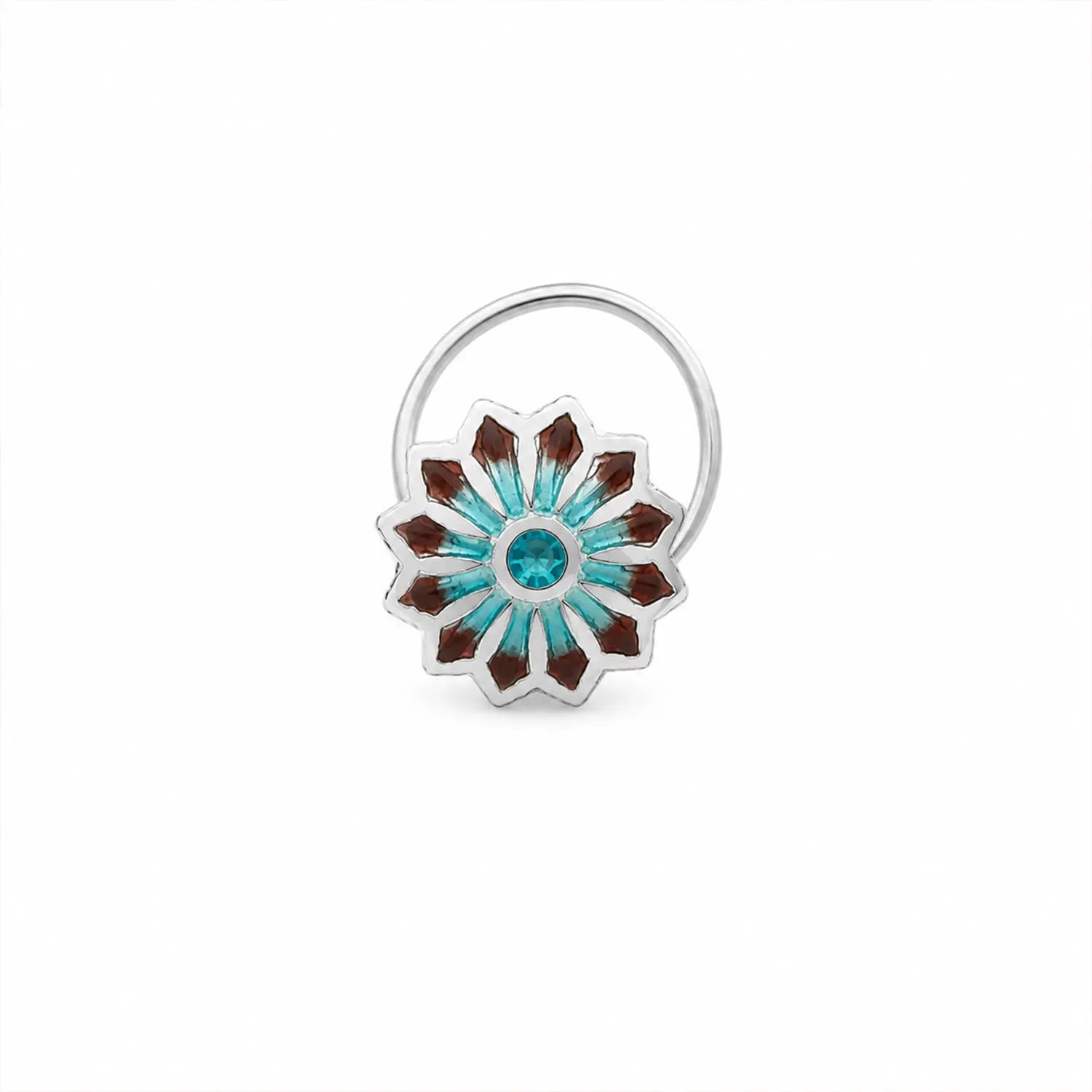Bloom Sterling Silver Nose Pin- Made With Pure 925 Silver