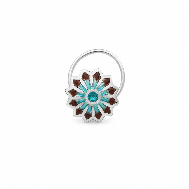 Bloom Sterling Silver Nose Pin- Made With Pure 925 Silver