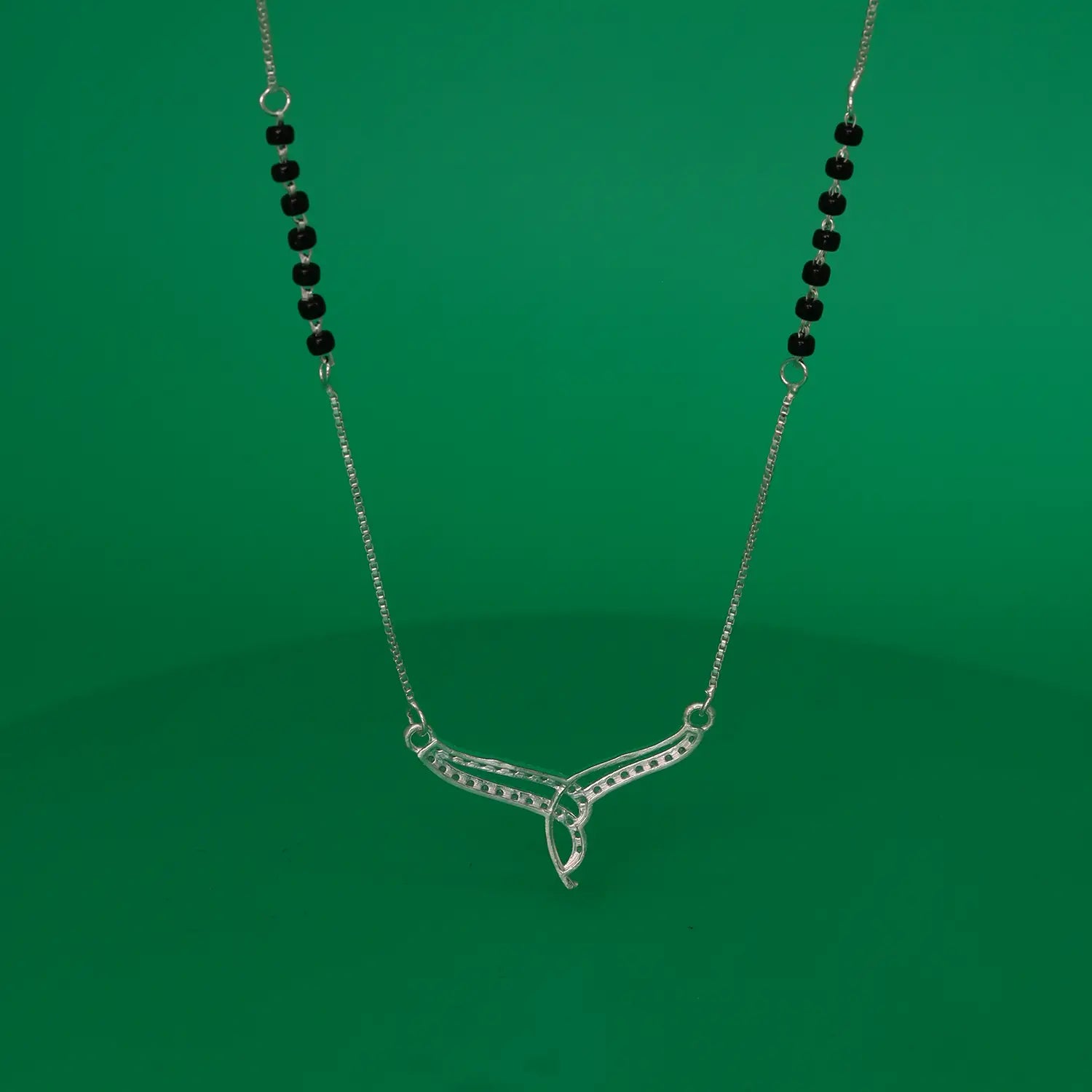Elegant CZ Silver Mangalsutra - Made With Pure 925 Silver
