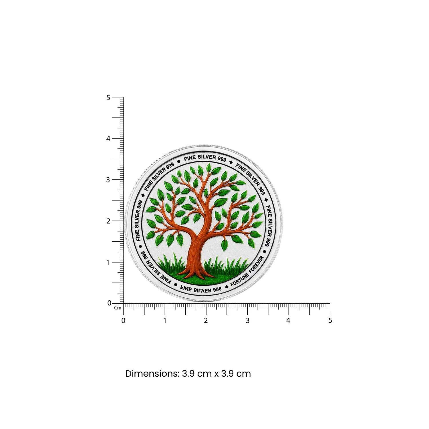Tree of Life Fine Silver Coin  - Made With Pure 925 Silver