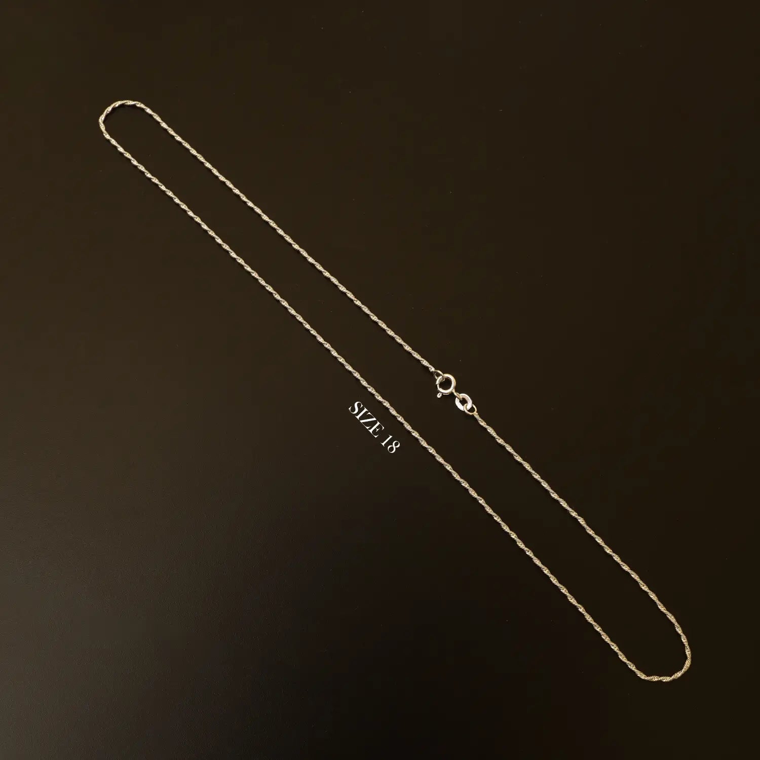 Twisted Luxe Silver Chain - Made With Pure 925 Silver