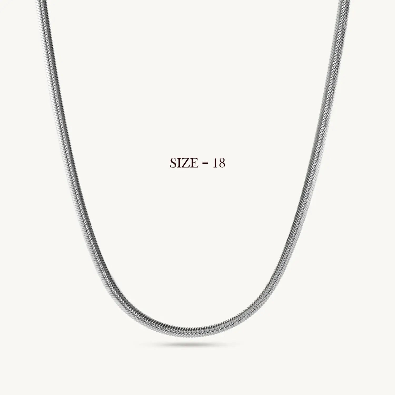 Elegant Sleek Silver Chain - Made With Pure 925 Silver