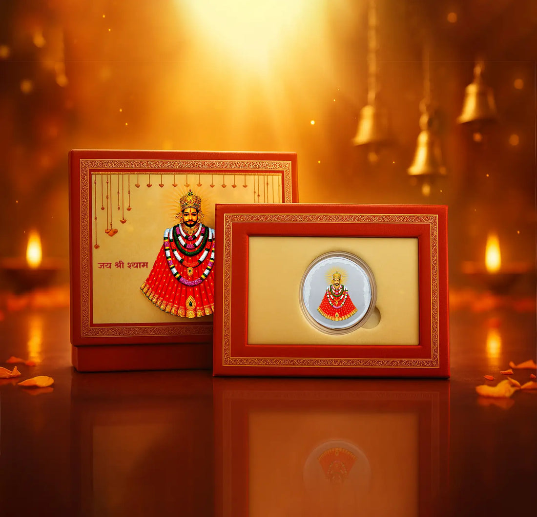 Shri Khatu Shyam Ji Pure Silver Coin - Made With Pure 999 Silver