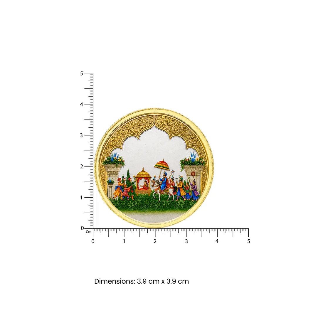 Royal Procession Fine Silver Coin  - Made With Pure 925 Silver
