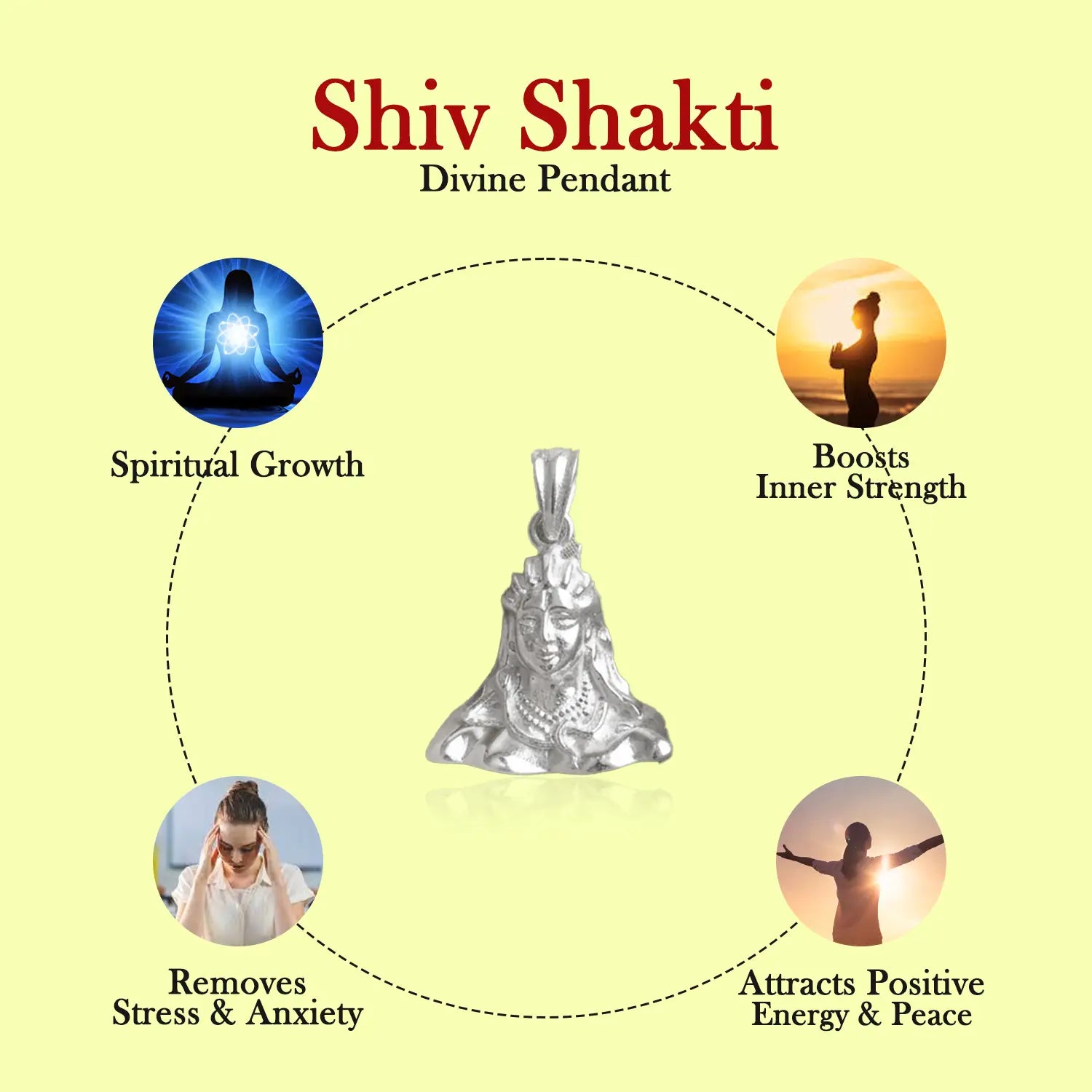 Divine Shiv Ji Silver Pendant- Made With Pure 925 Silver