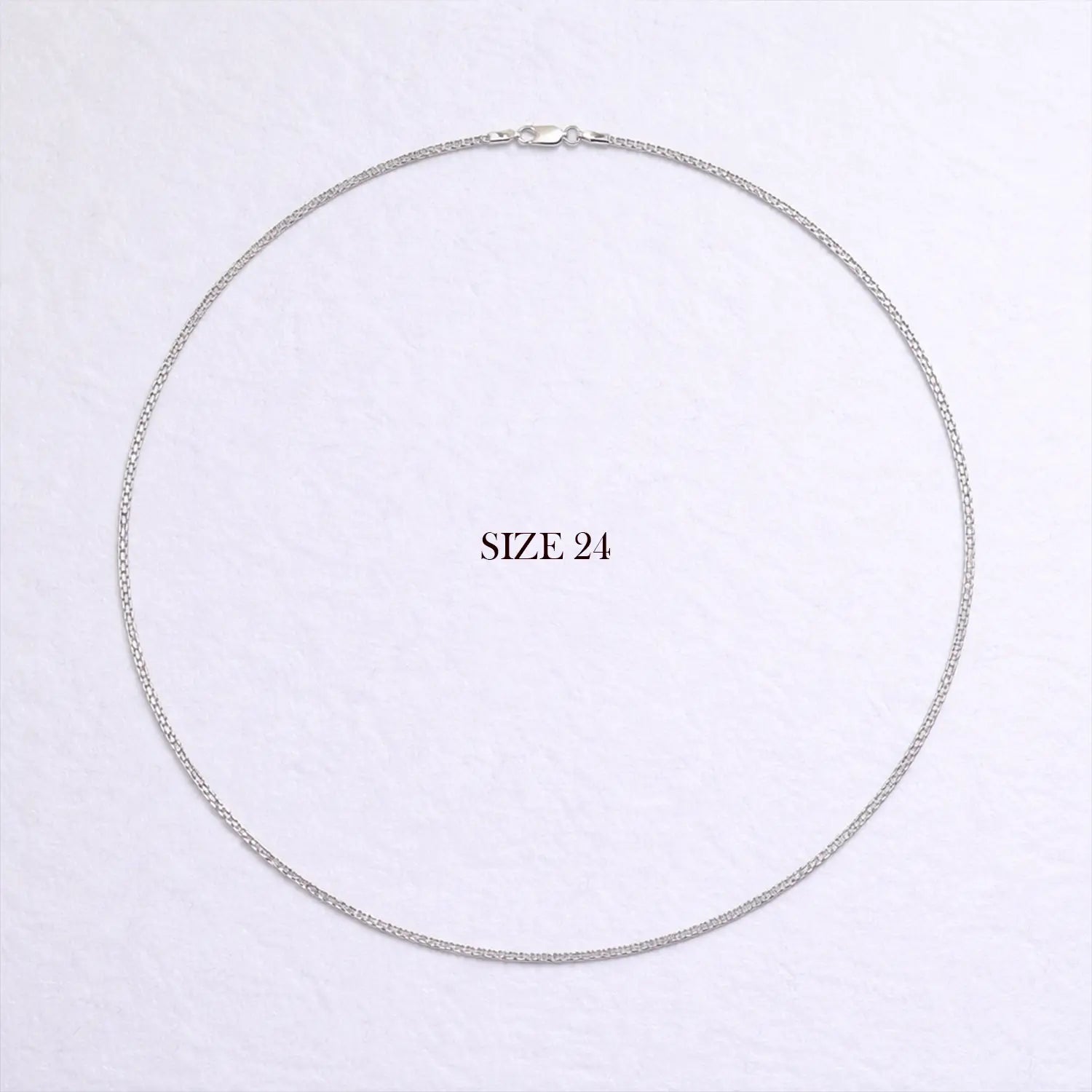 Urban Luxe Silver Box Chain - Made With Pure 925 Silver